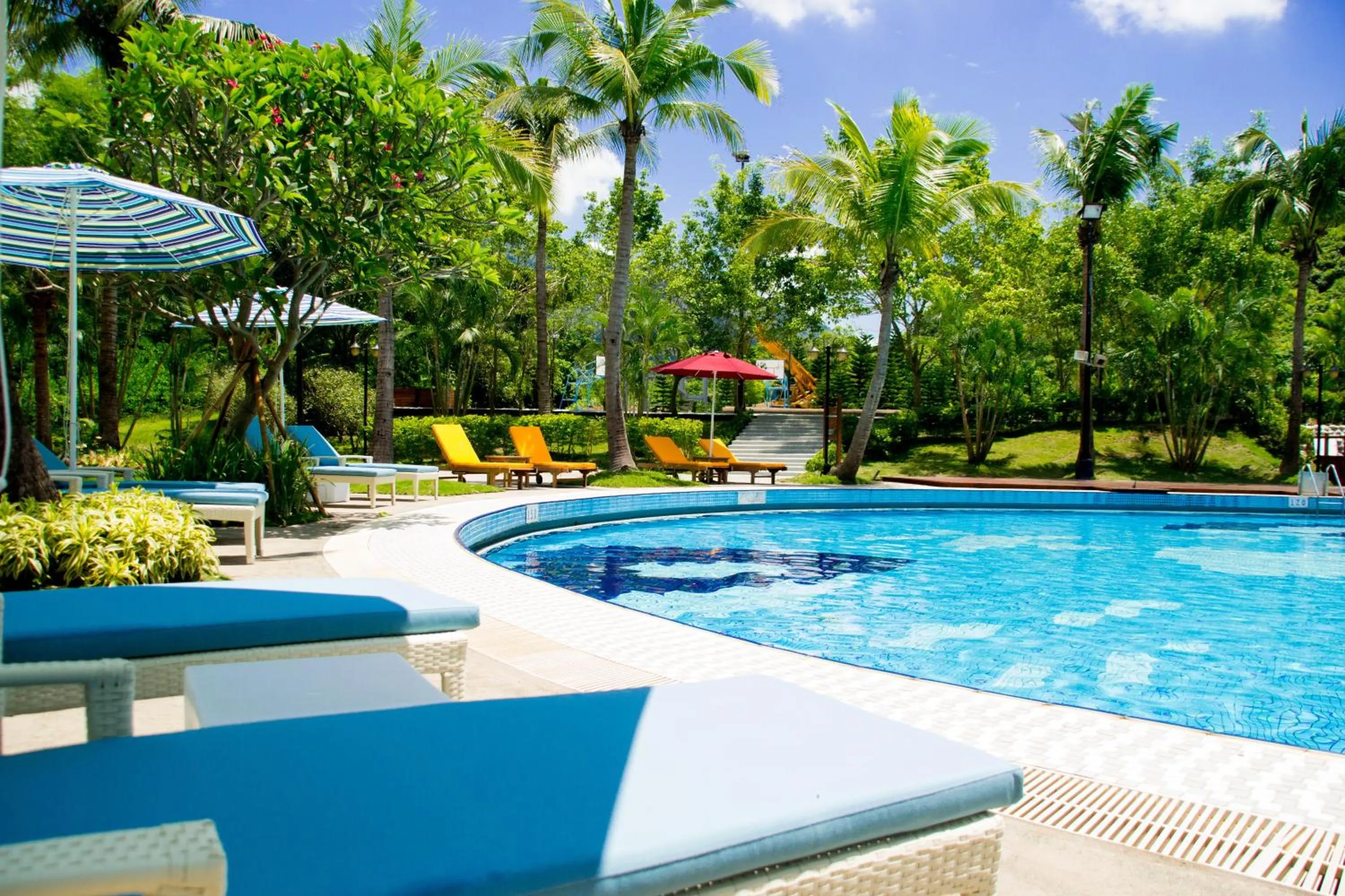 Swimming pool in HOTEL CHAM CHAM - Tainan