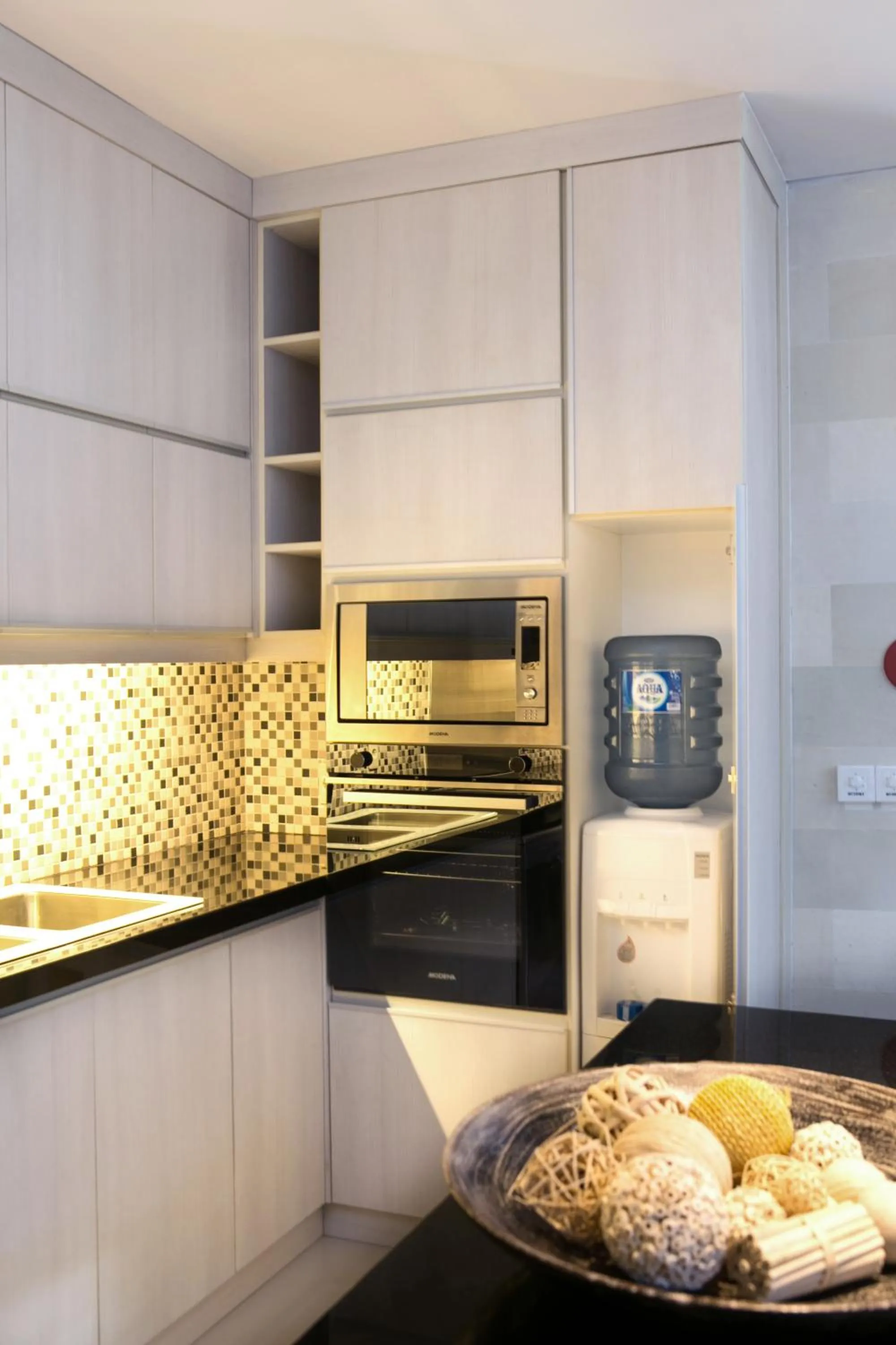 Kitchen or kitchenette in Kedonganan Beach Villa