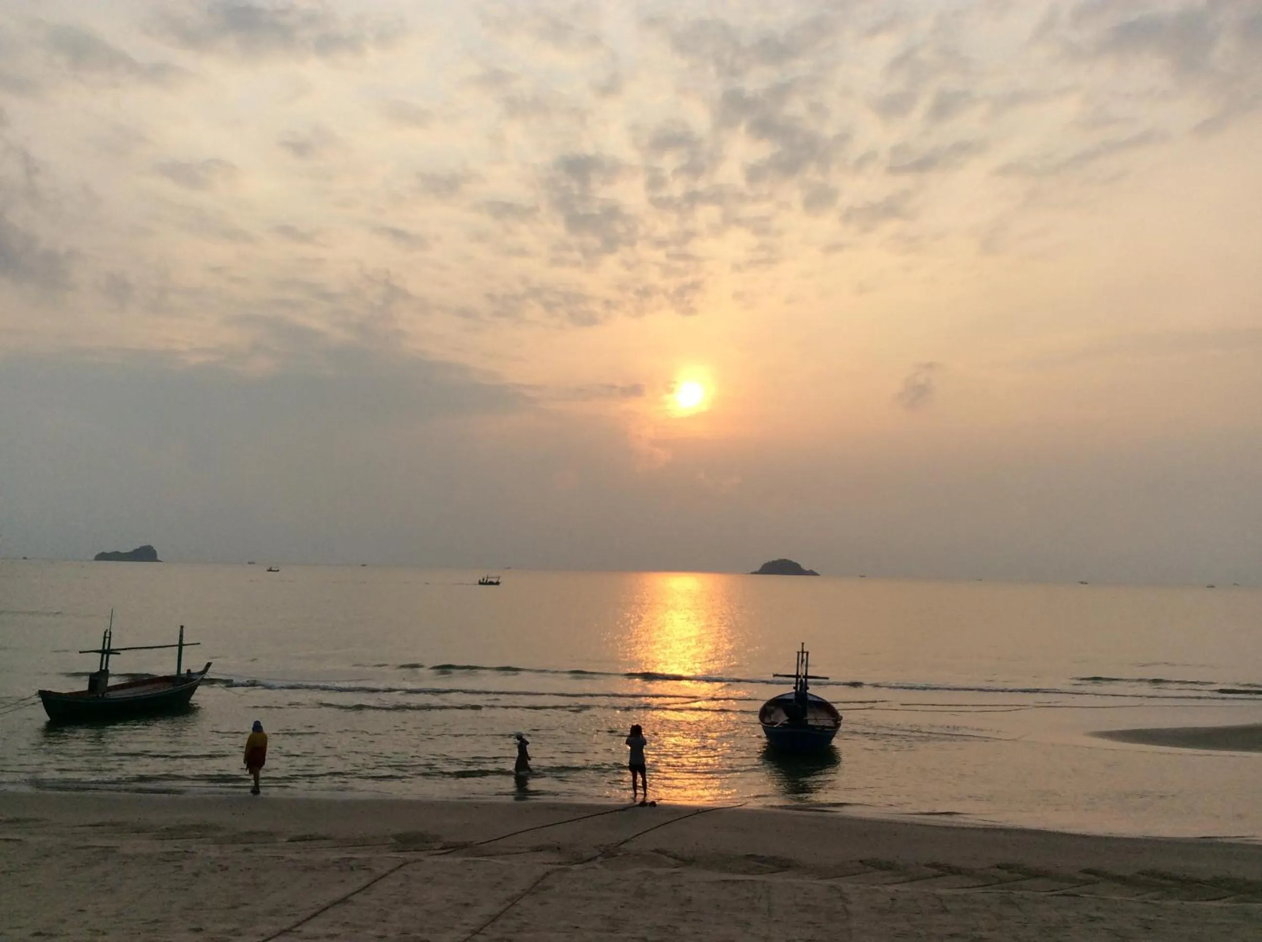 Beach in Away Las Tortugas at Hua Hin