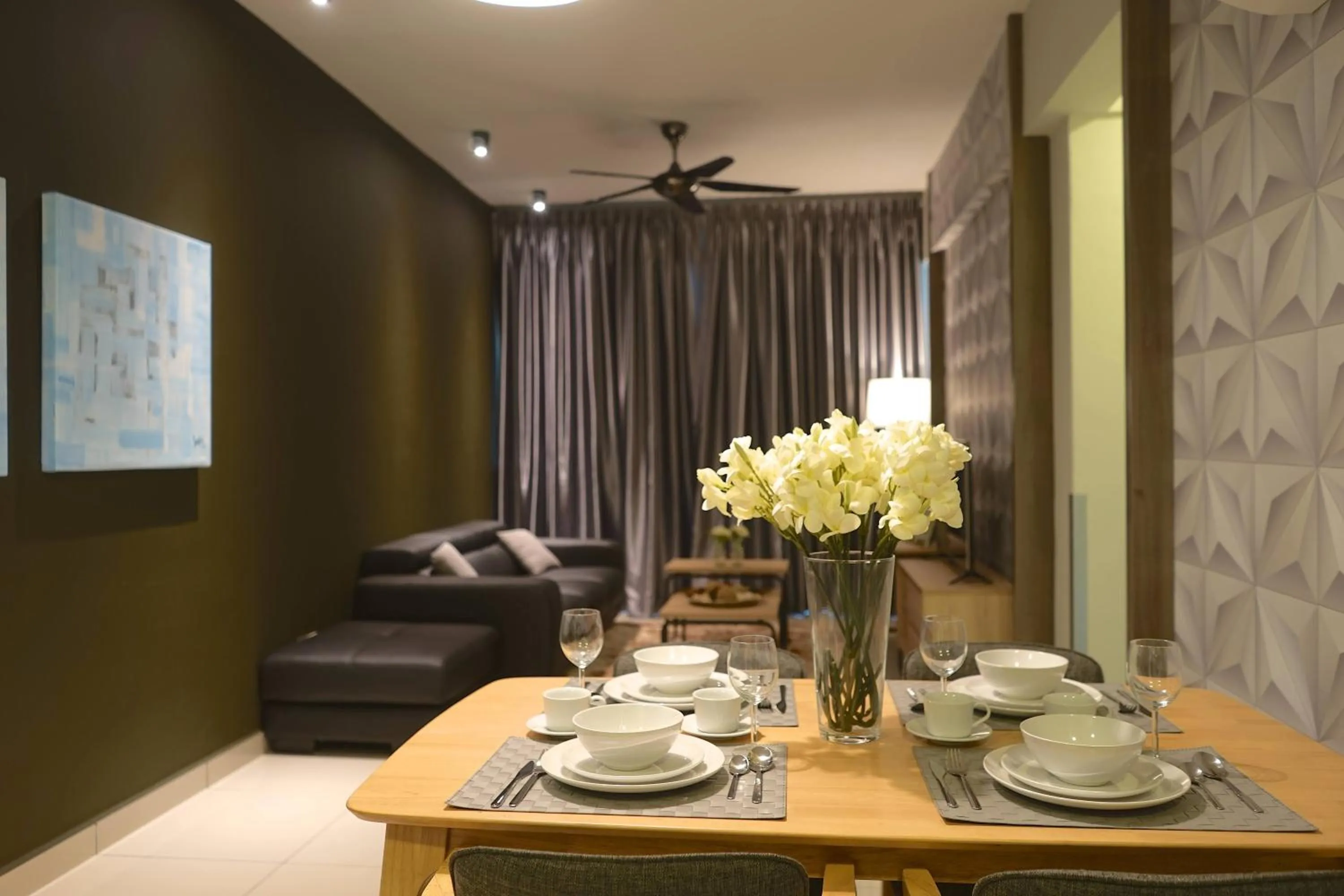 Living room in The Majestic Ipoh by The Osborne