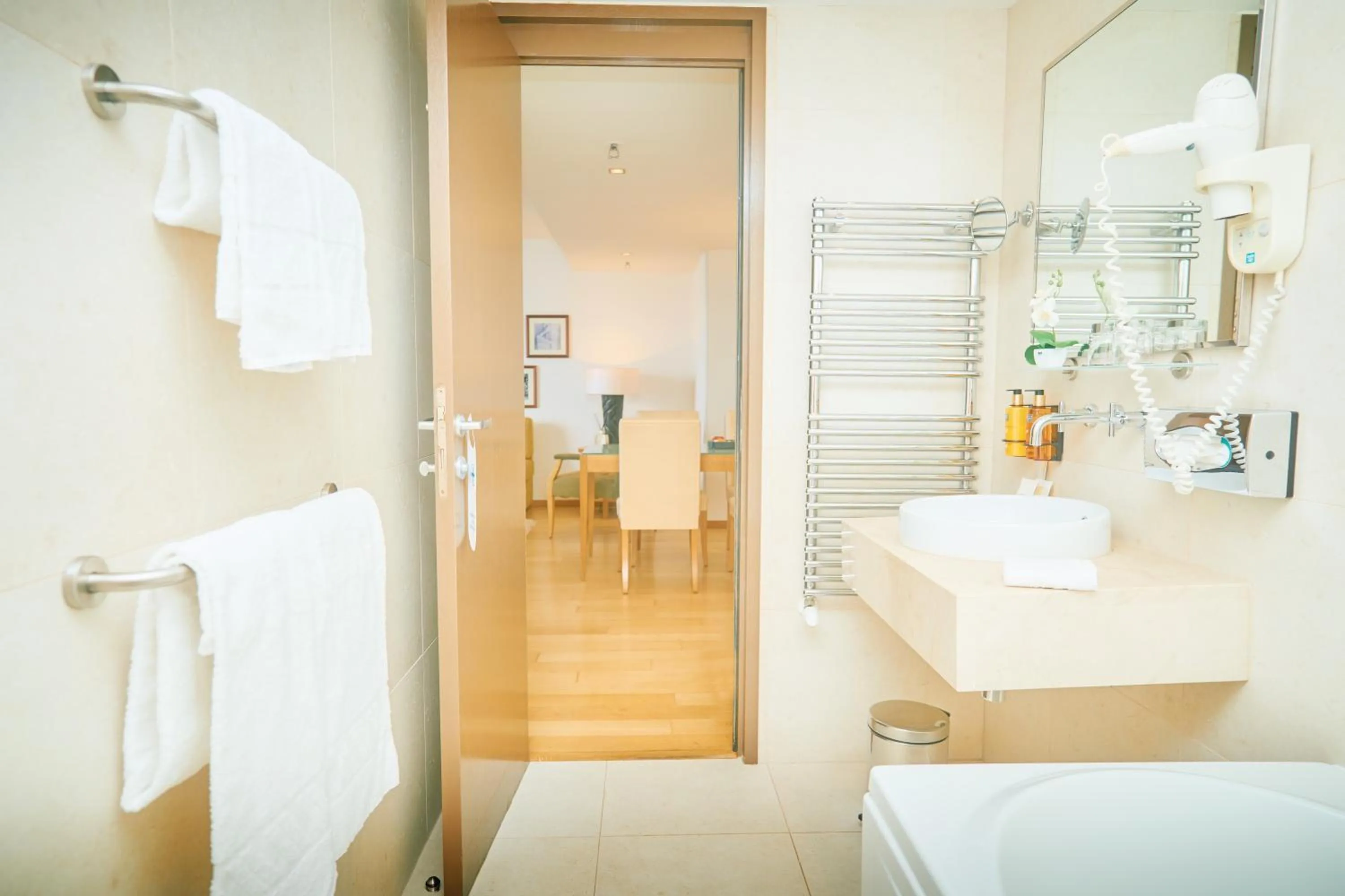 Bathroom, Bed in ASTORIA Hotel Opatija