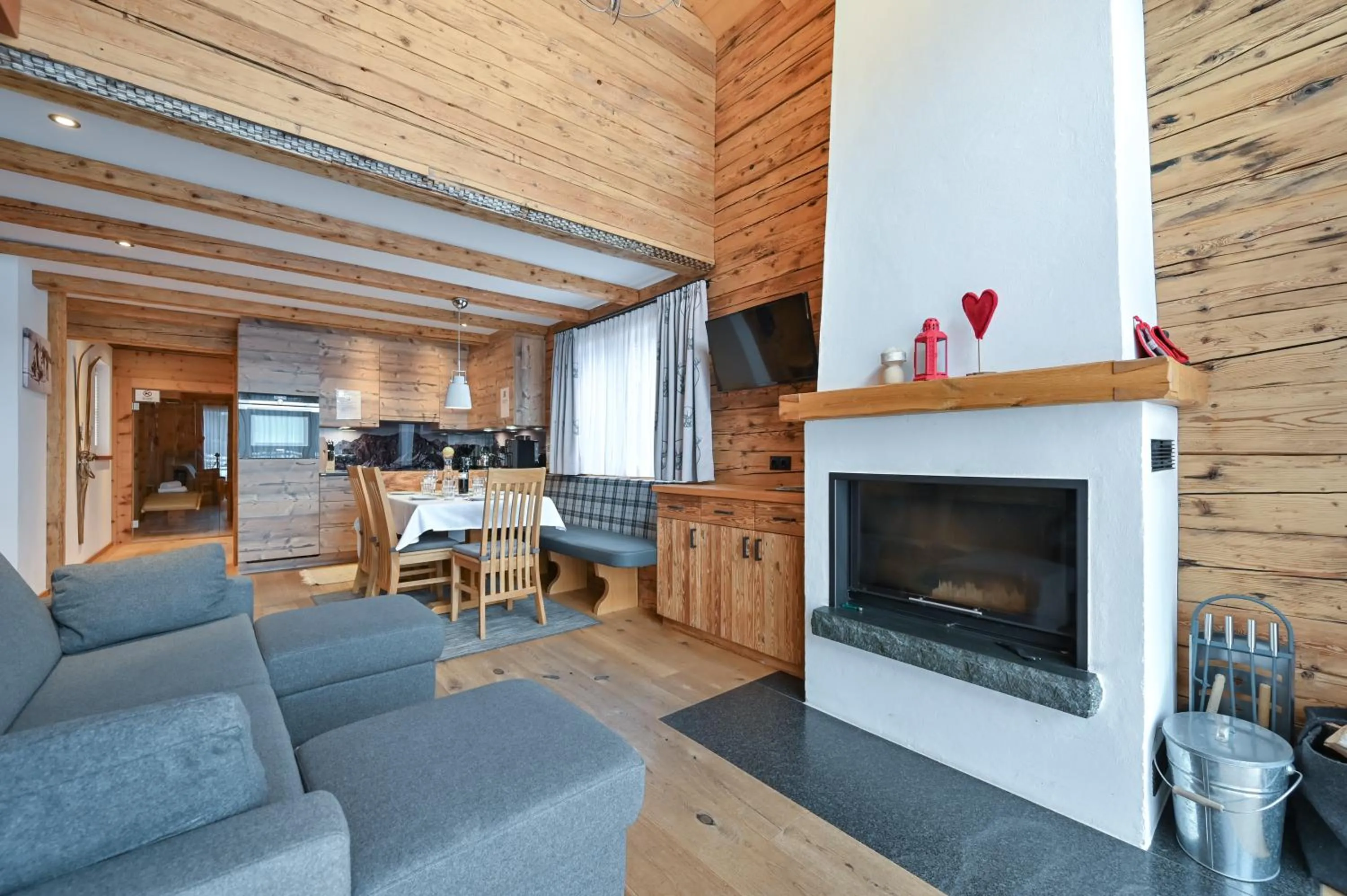 Living room in Braito's Seaside Lodges und Suites, Ferienhäuser und Ferienwohnungen