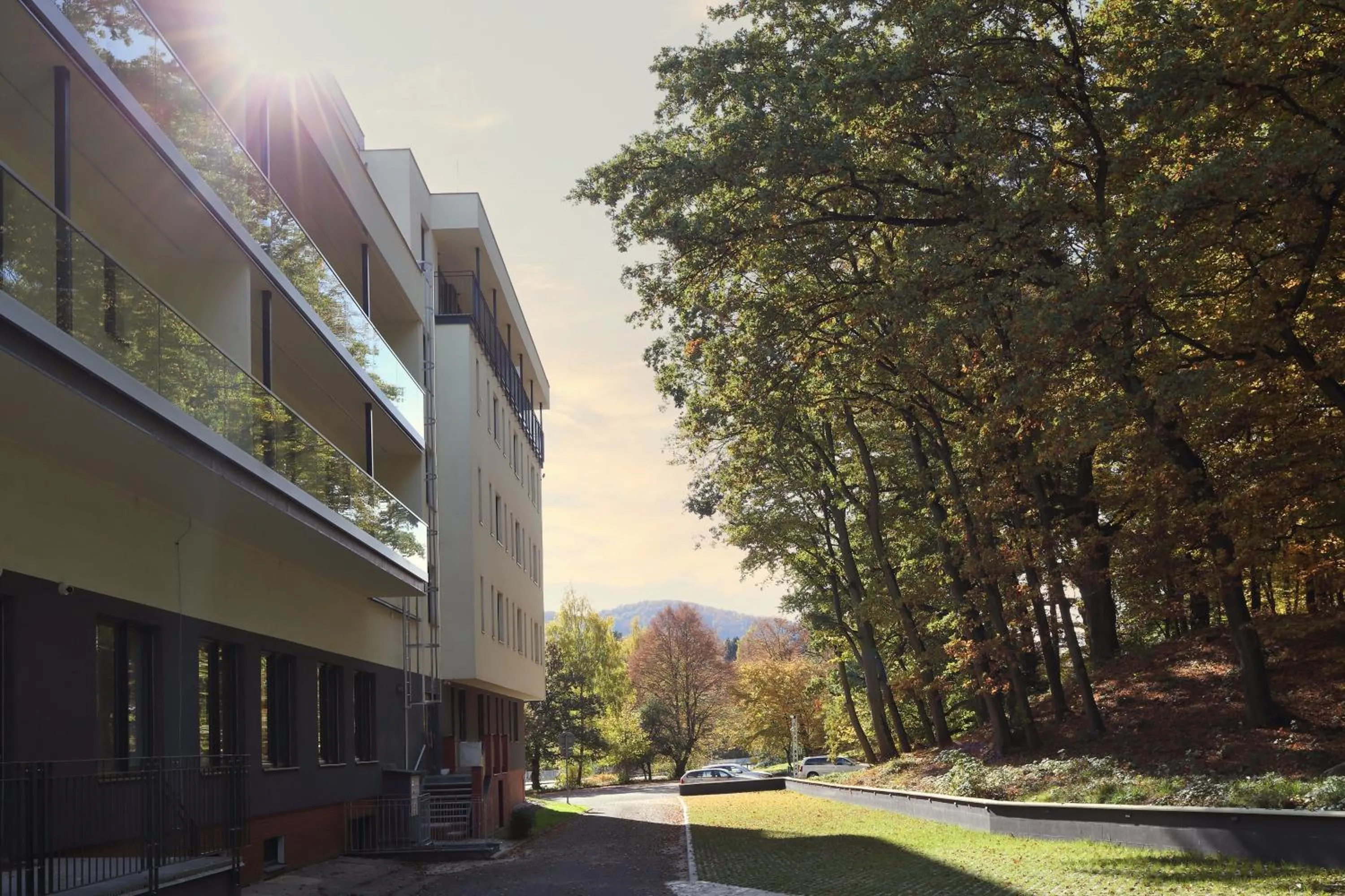 Property building in Carlsbad INN hotel & apartments