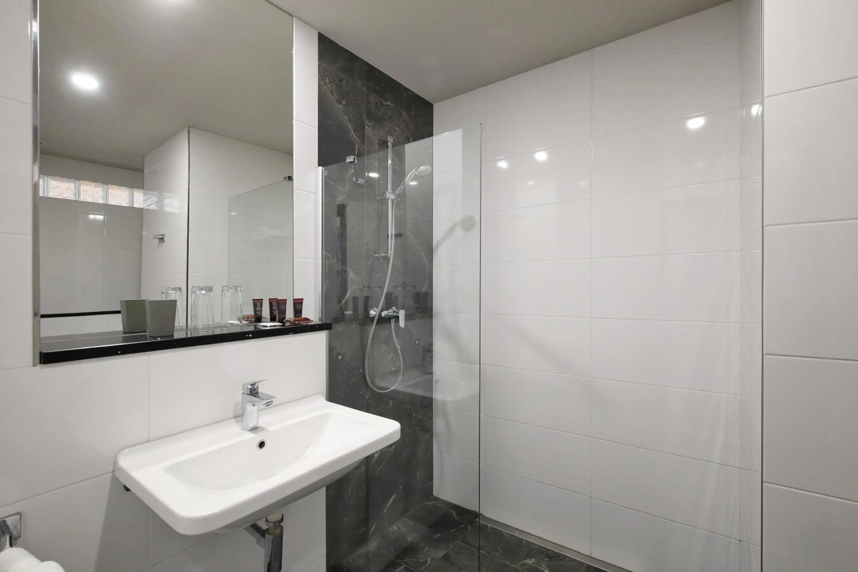 Shower in Carlsbad INN hotel & apartments