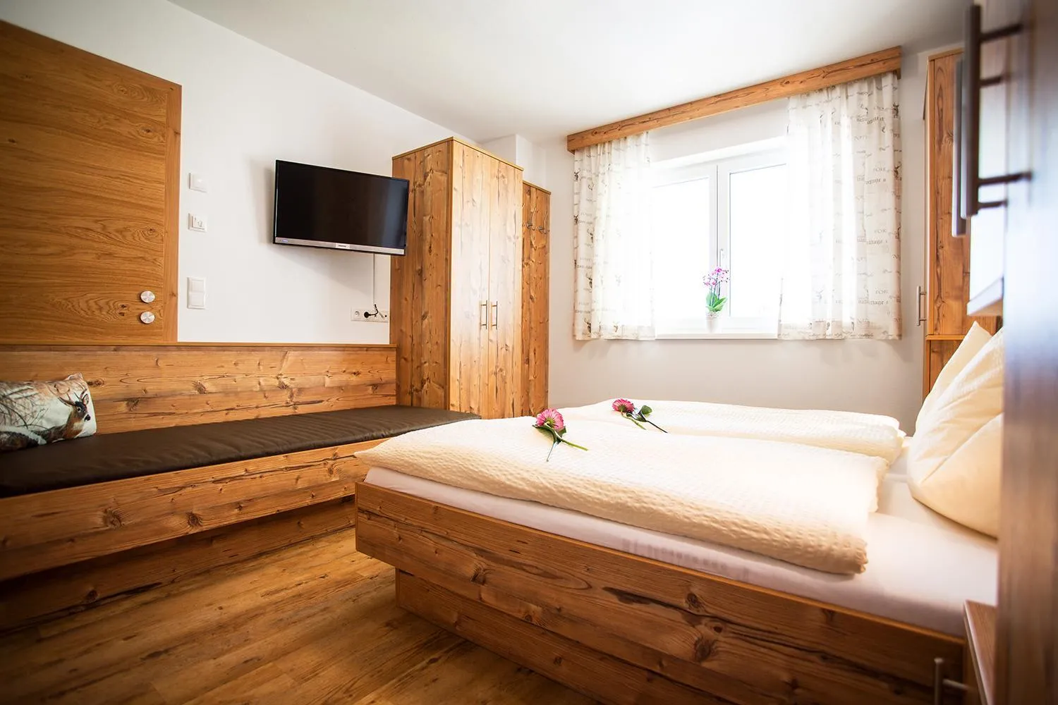 Bed in Apartment Aster