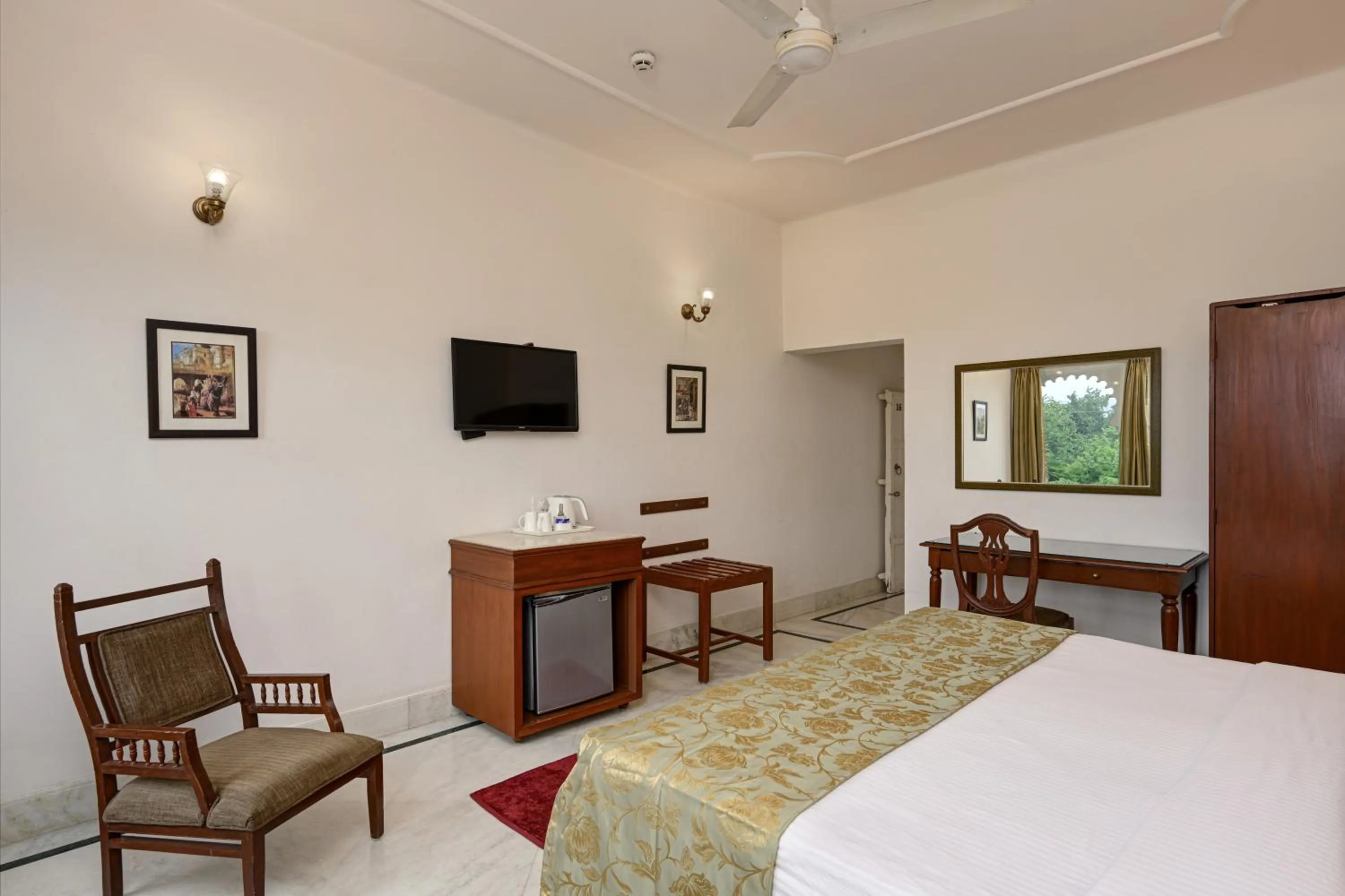 View (from property/room), Bed in Rampratap Palace by Fateh Collection