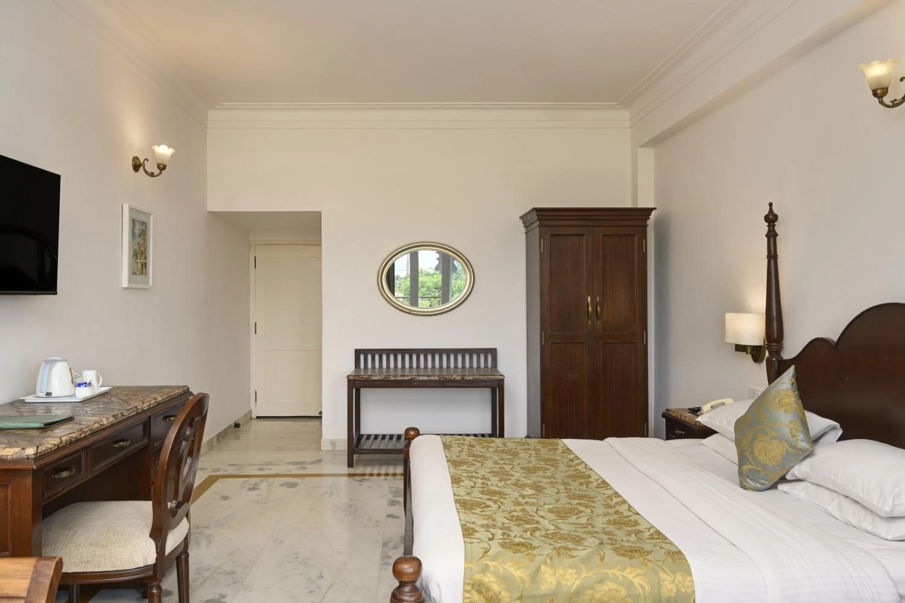 Bedroom, Bed in Rampratap Palace by Fateh Collection