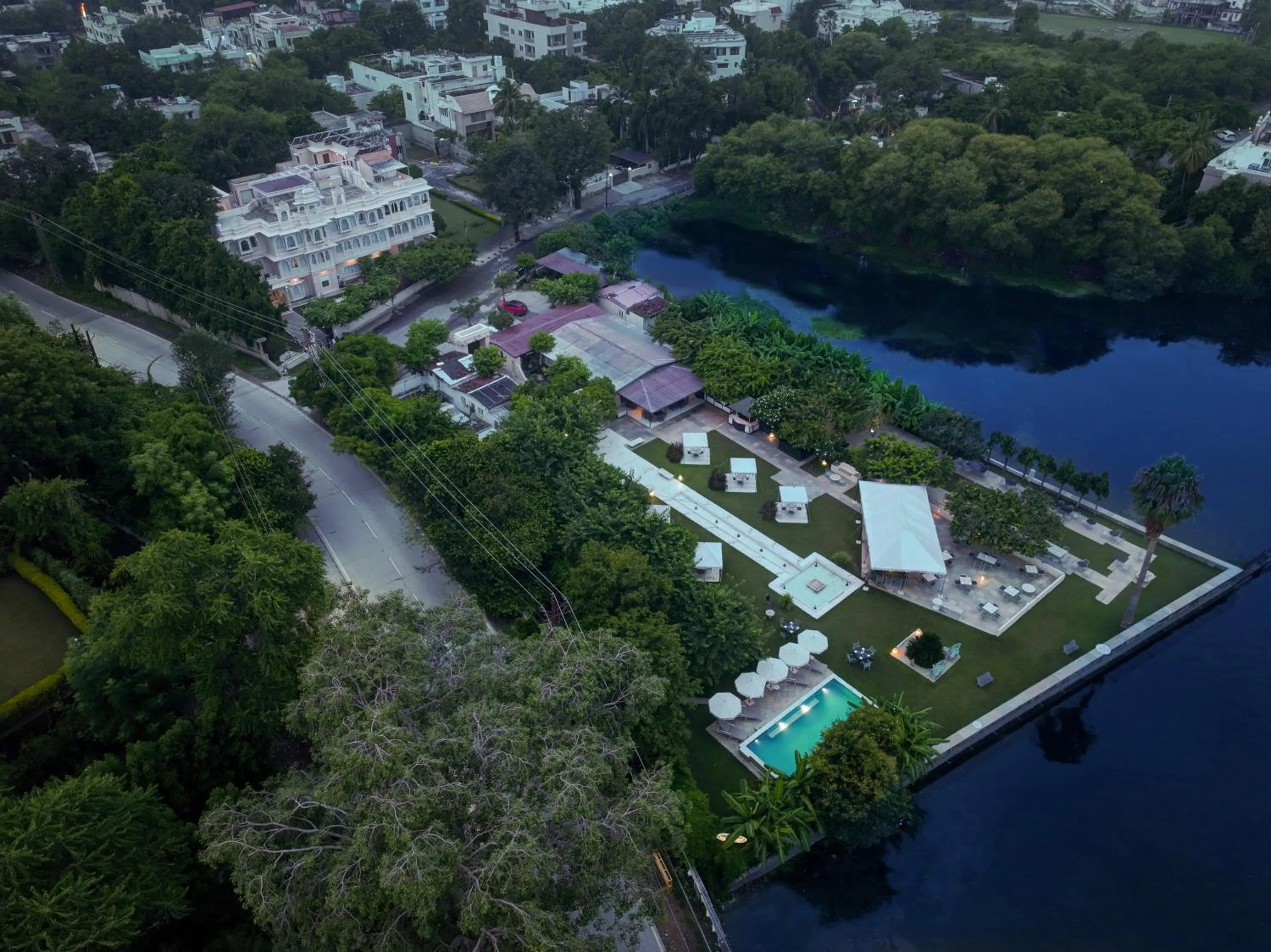 Bird's eye view in Rampratap Palace by Fateh Collection