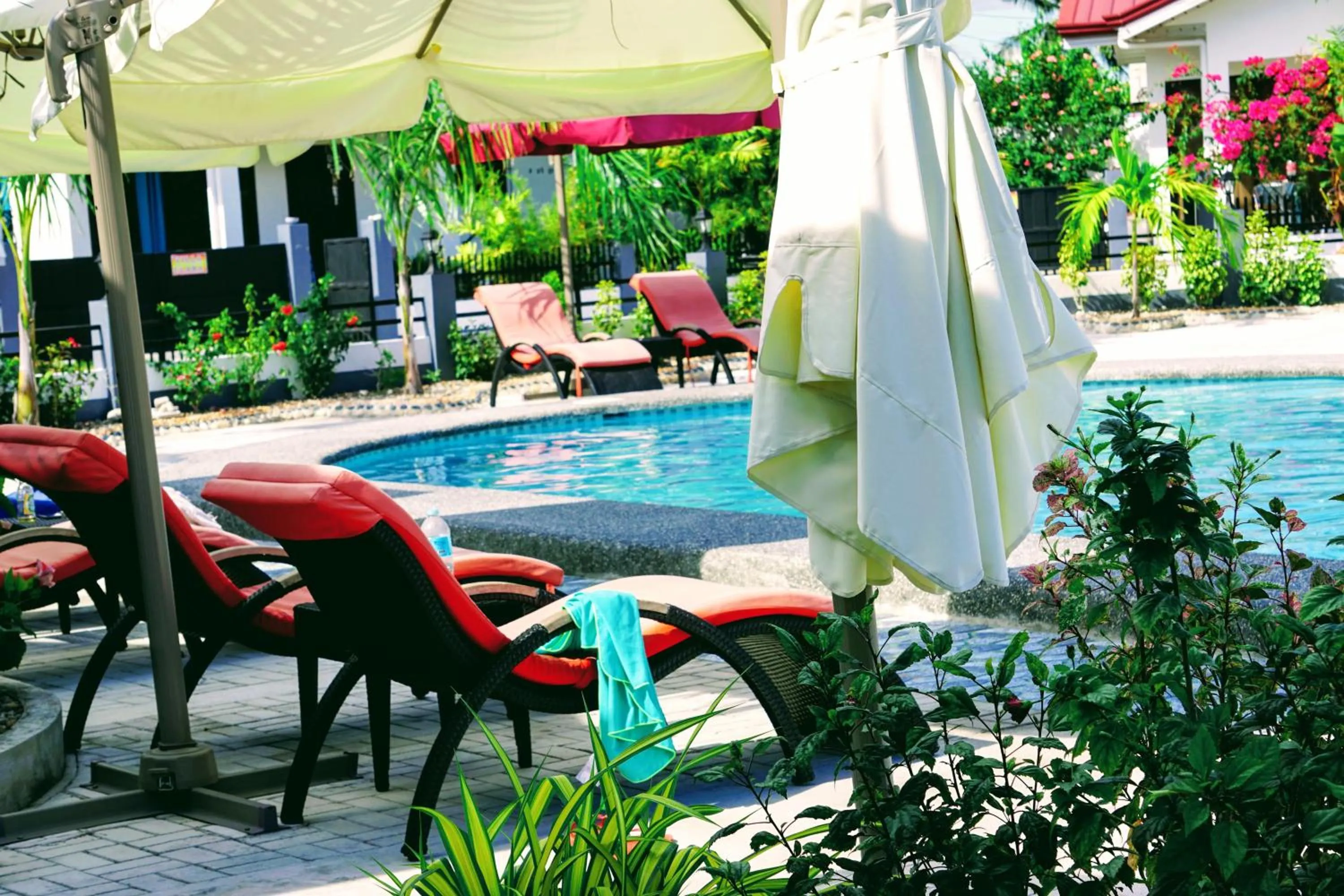 Patio in Garden Village Resort