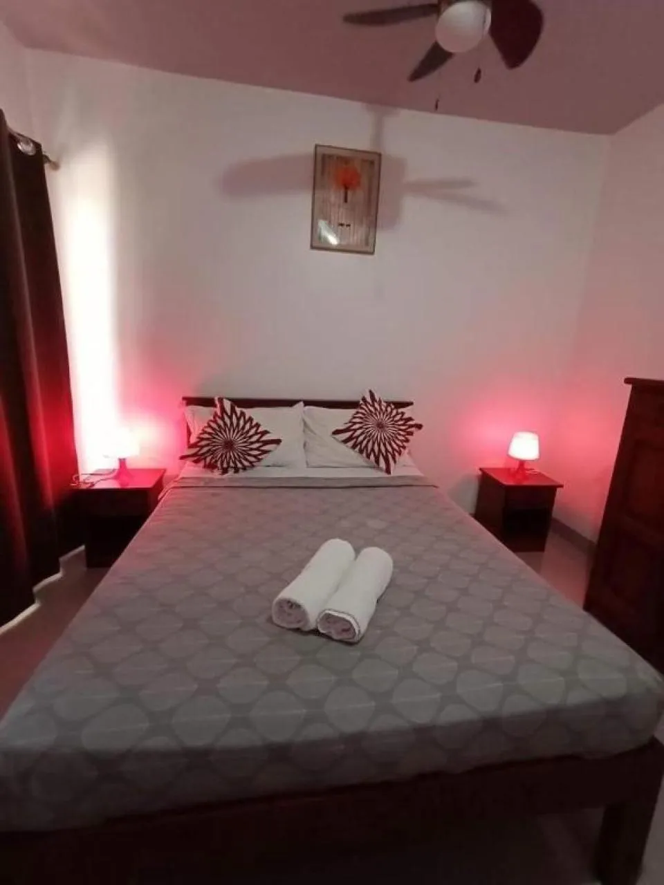 Bed in Garden Village Resort