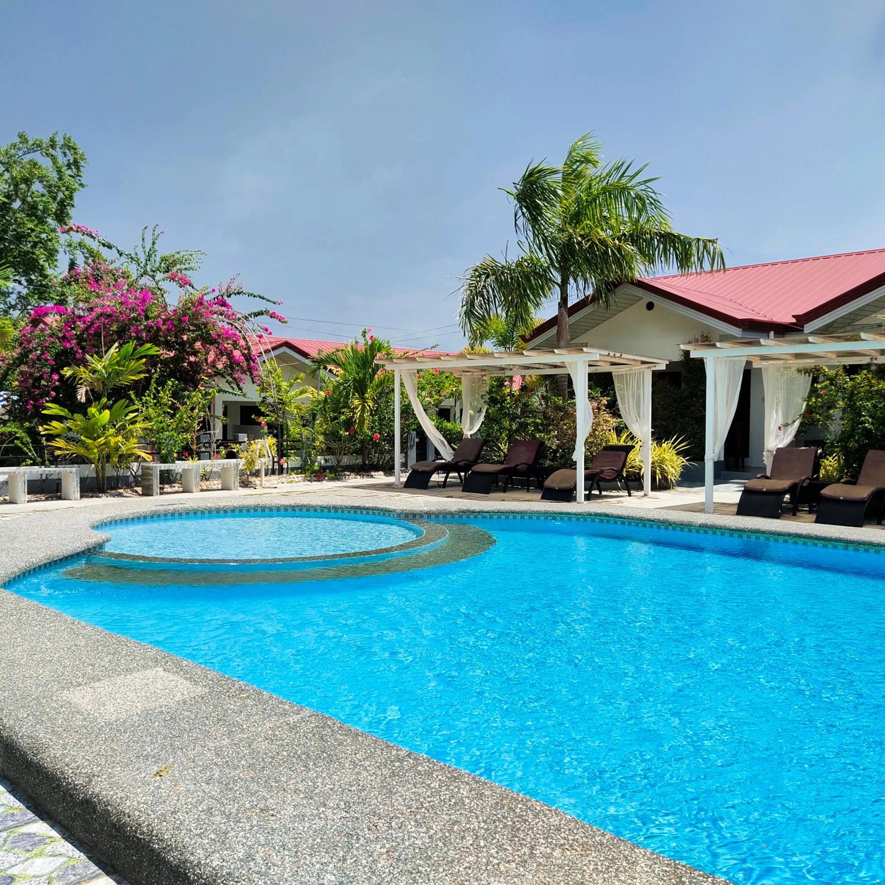 Pool view in Garden Village Resort