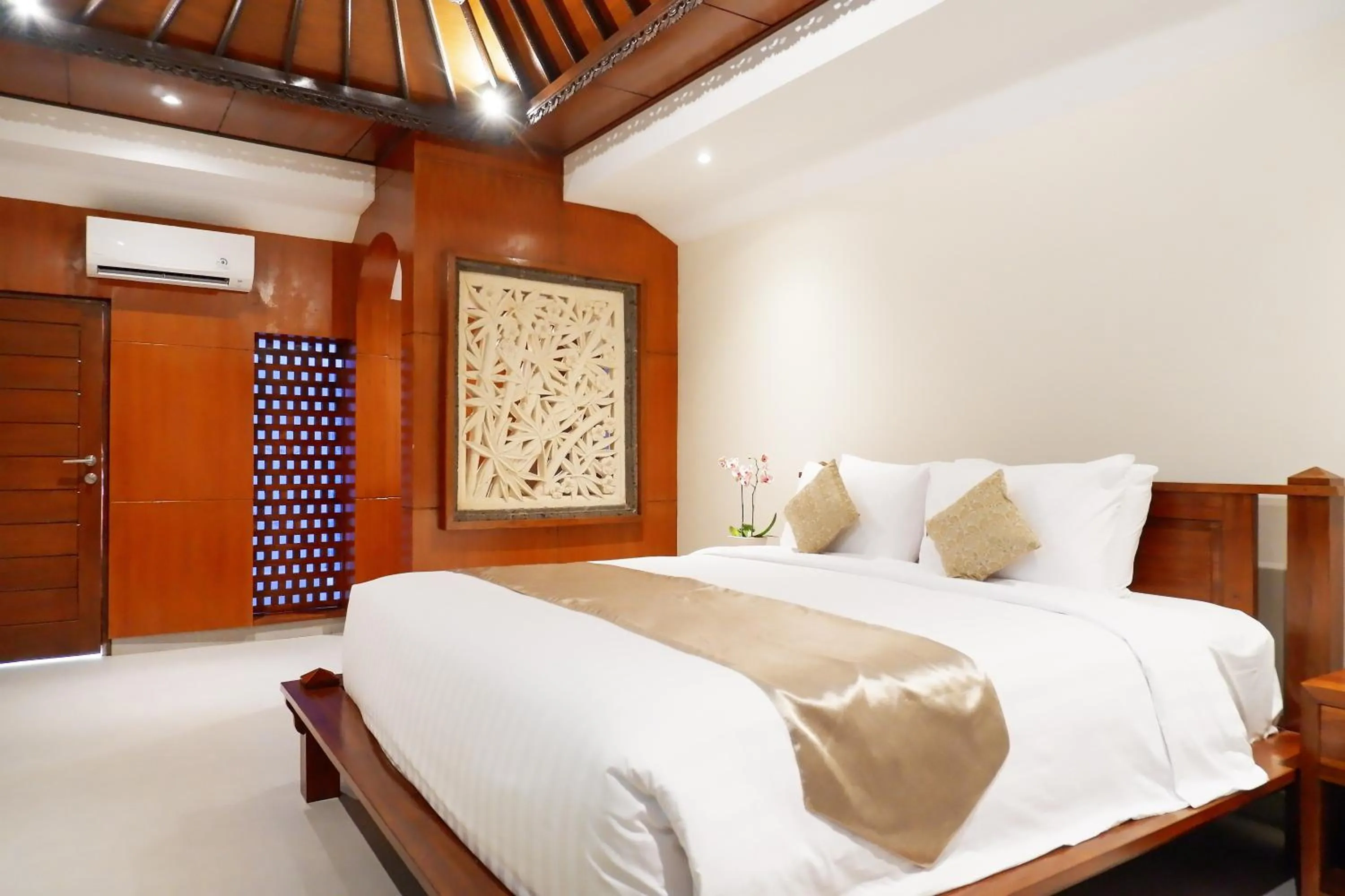 Bed in Mas Ubud Villa by Sanga Sanga Hospitality