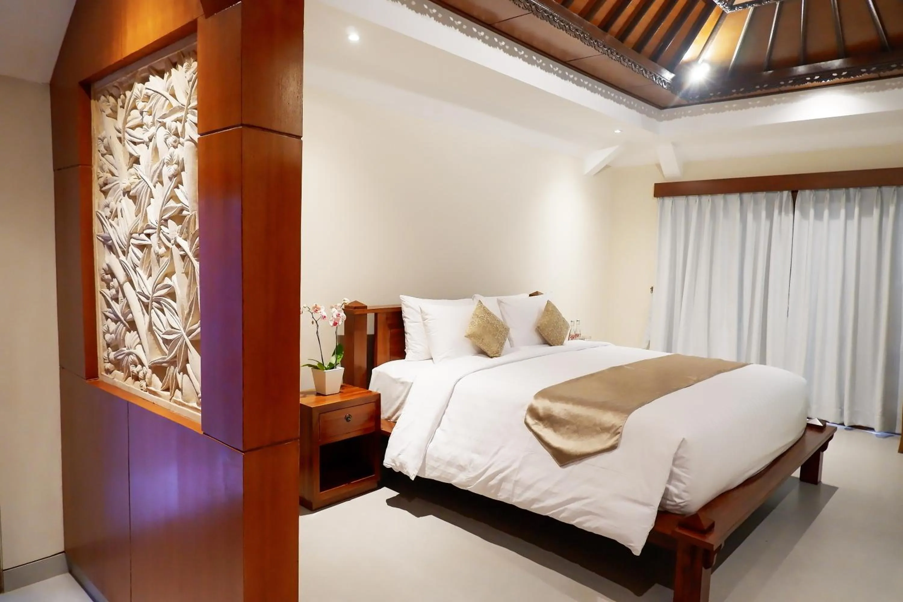 Bed in Mas Ubud Villa by Sanga Sanga Hospitality
