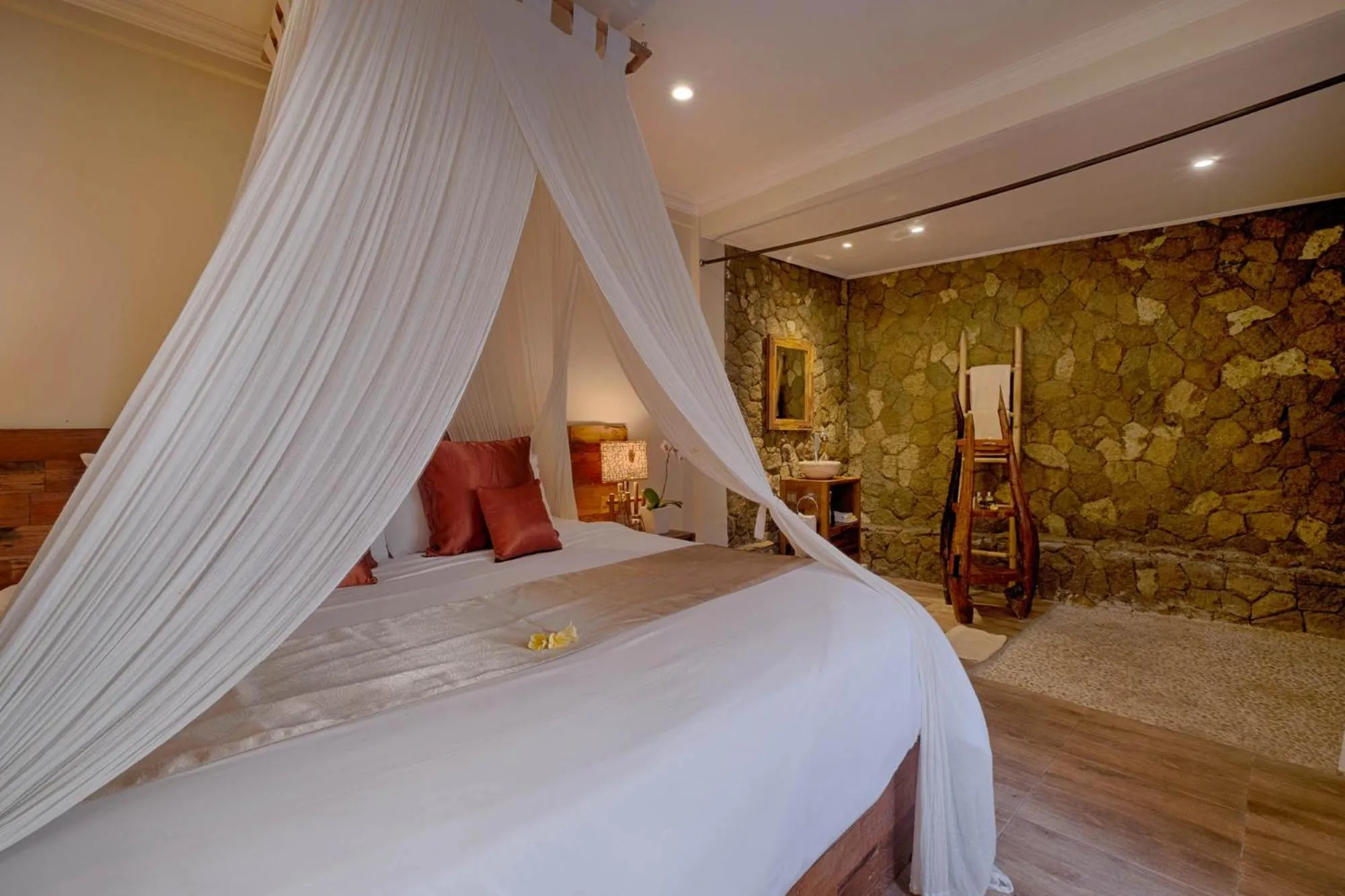 Bed in Mas Ubud Villa by Sanga Sanga Hospitality