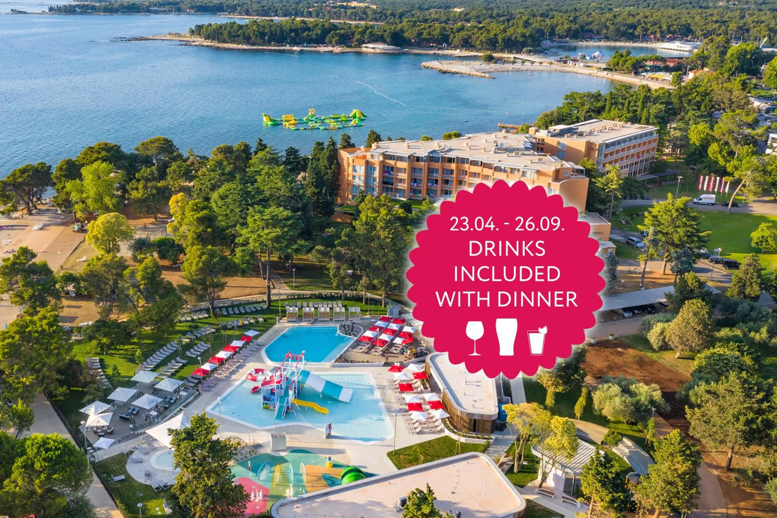 Property building in Hotel Umag Plava Laguna