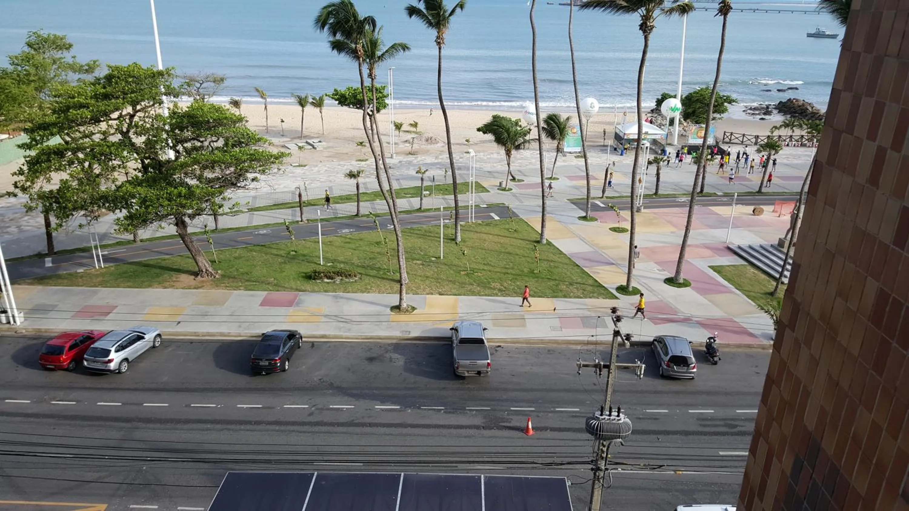 Bird's eye view in Seaflats Iracema Residence