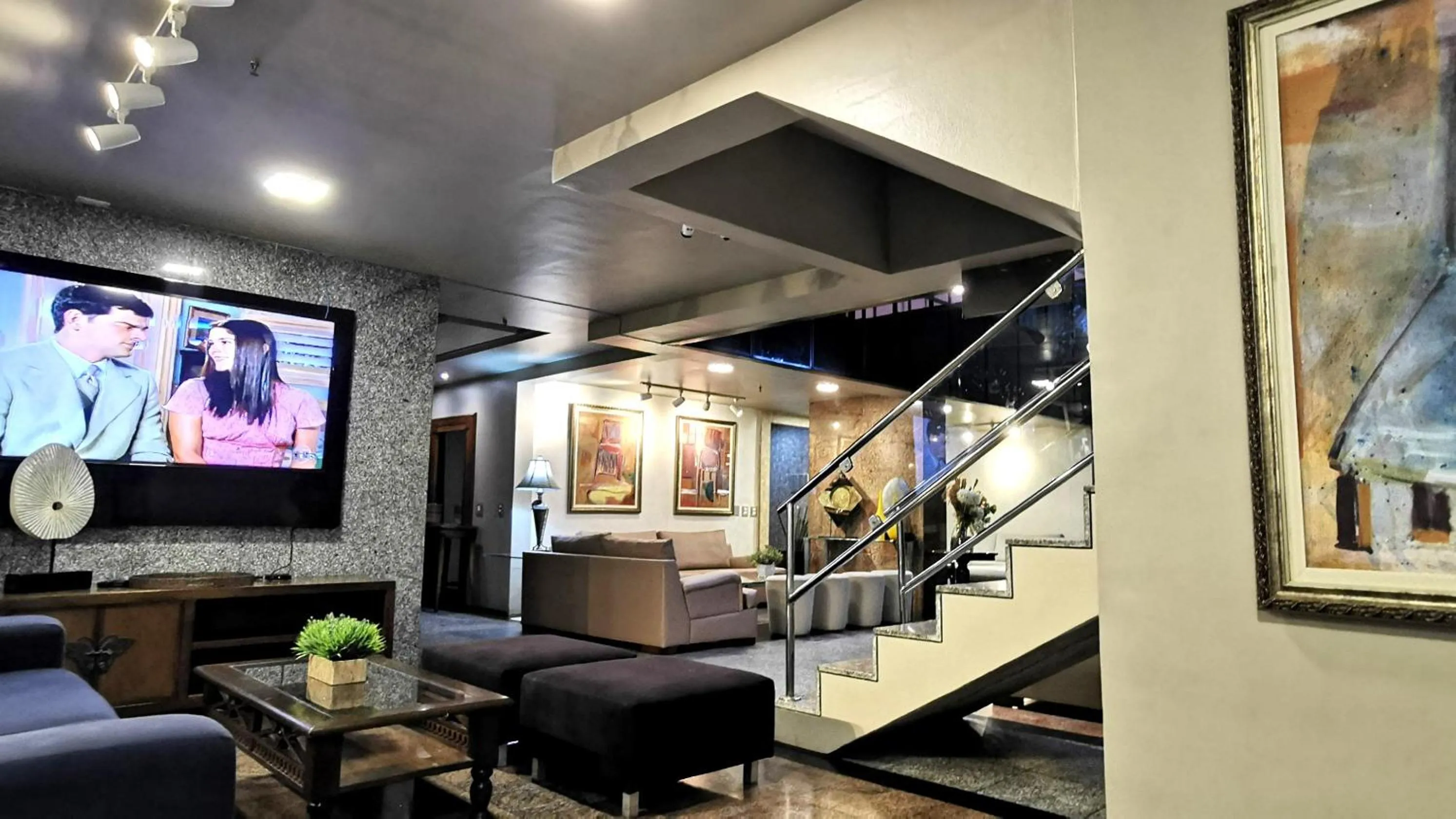 Communal lounge/ TV room in Seaflats Iracema Residence