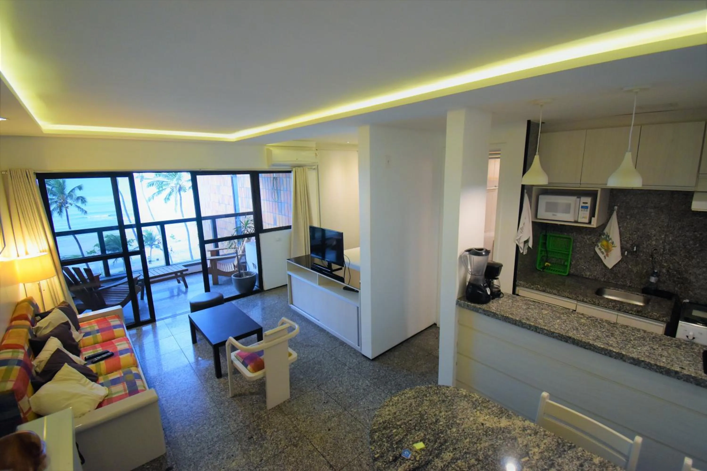 Balcony/Terrace in Seaflats Iracema Residence