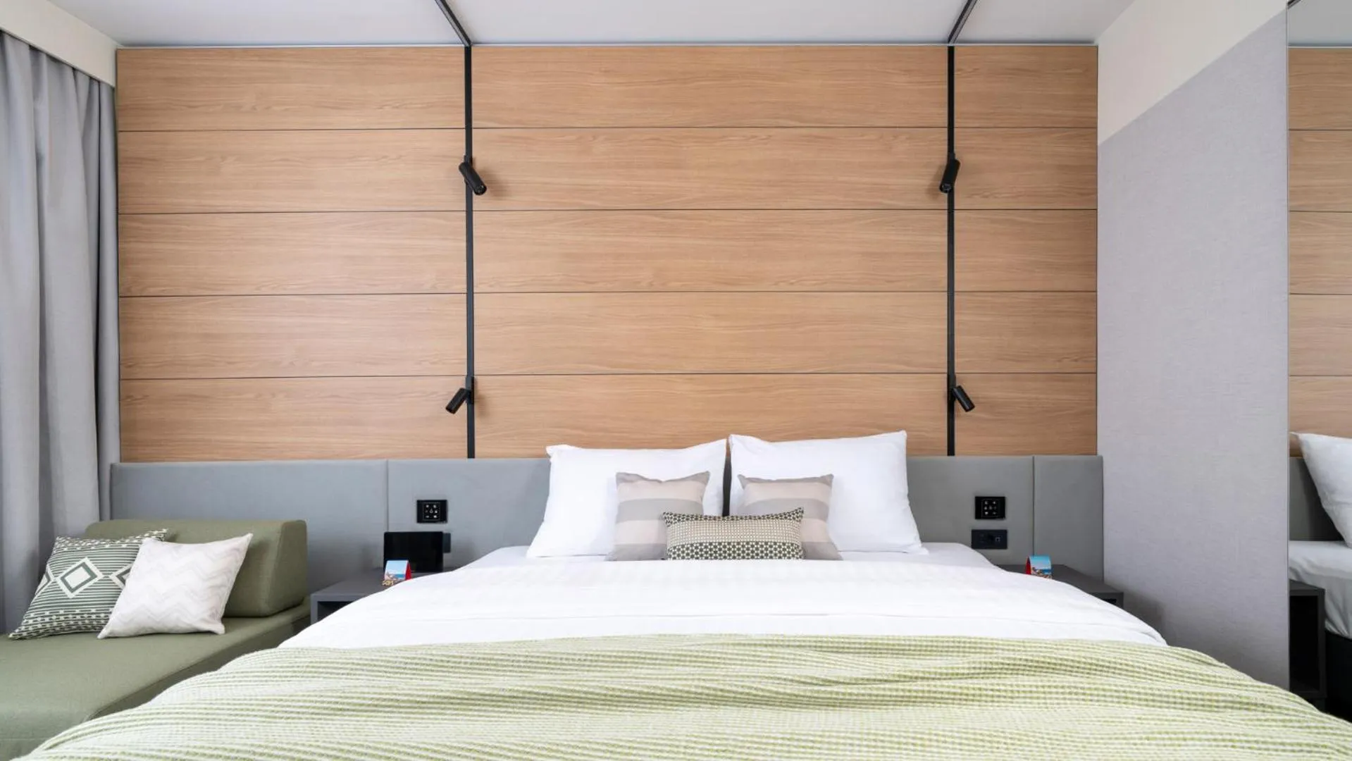 Bed in Hotel Pelegrin Plava Laguna