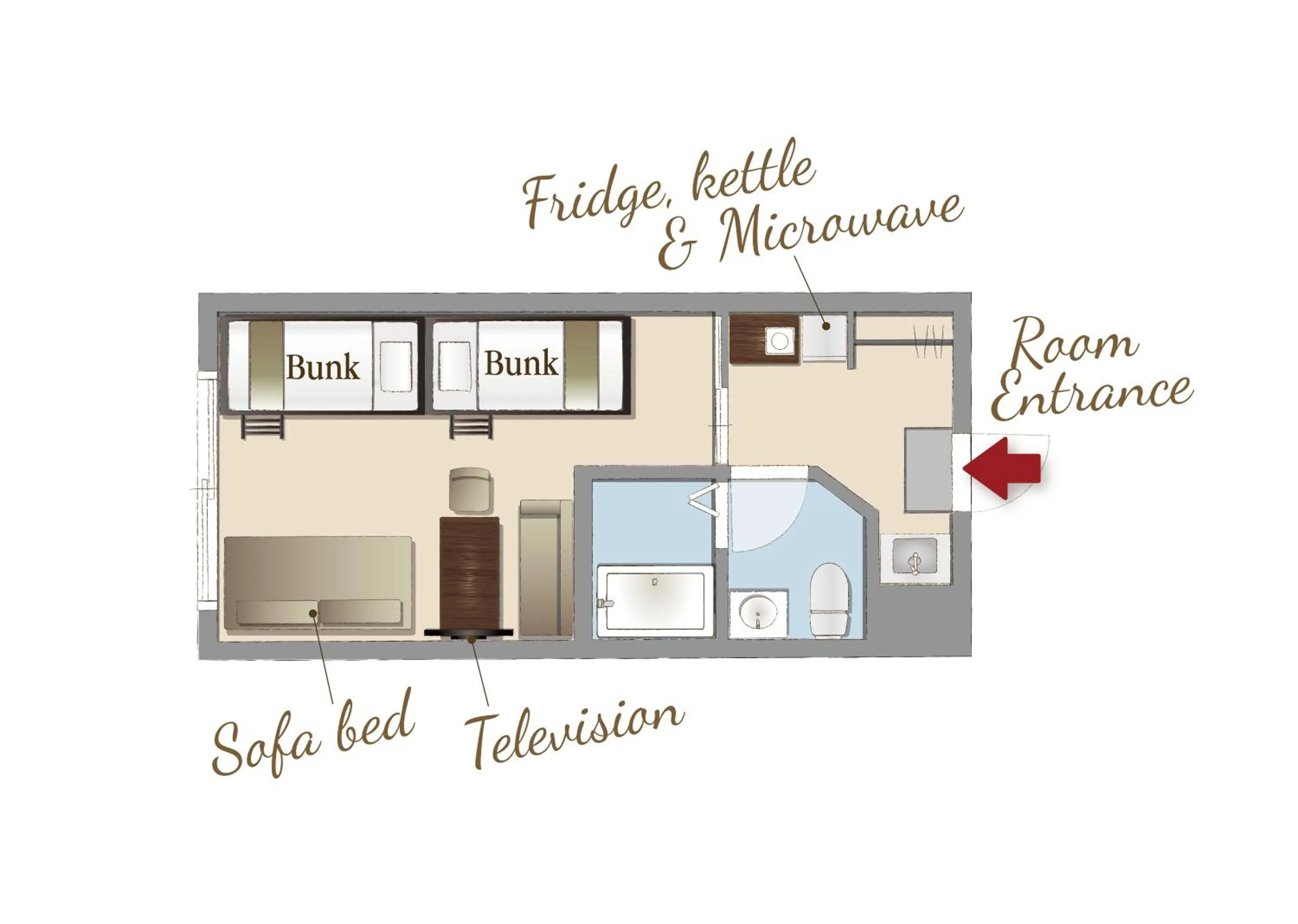 Floor plan in RESI STAY GIONDO KYOTO Higashiyama Sanjo