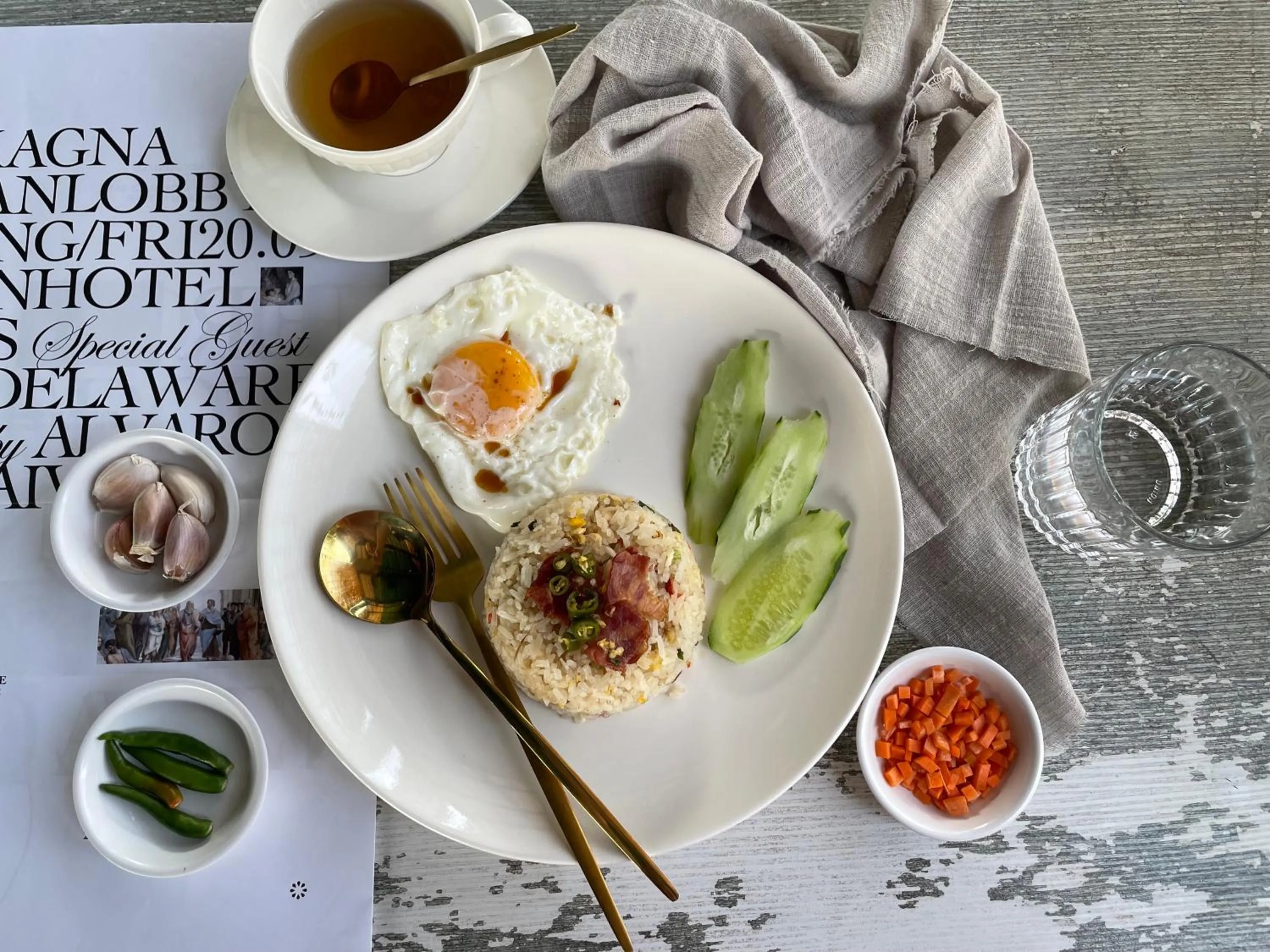 Breakfast in Smaids Room