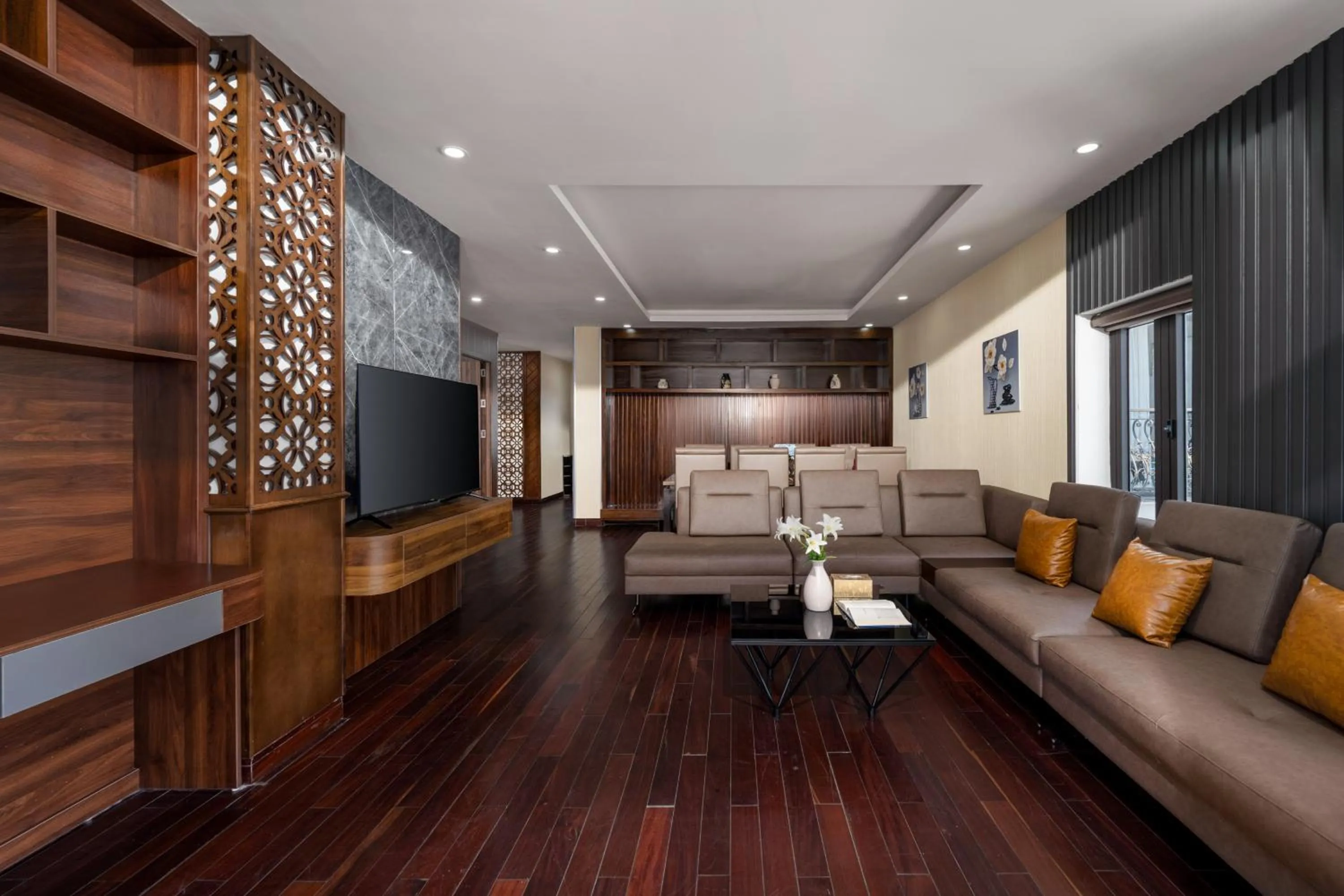 Living room in Palazzo Luxury Hotel & Bistro - Central My Khe Beach Walking Street