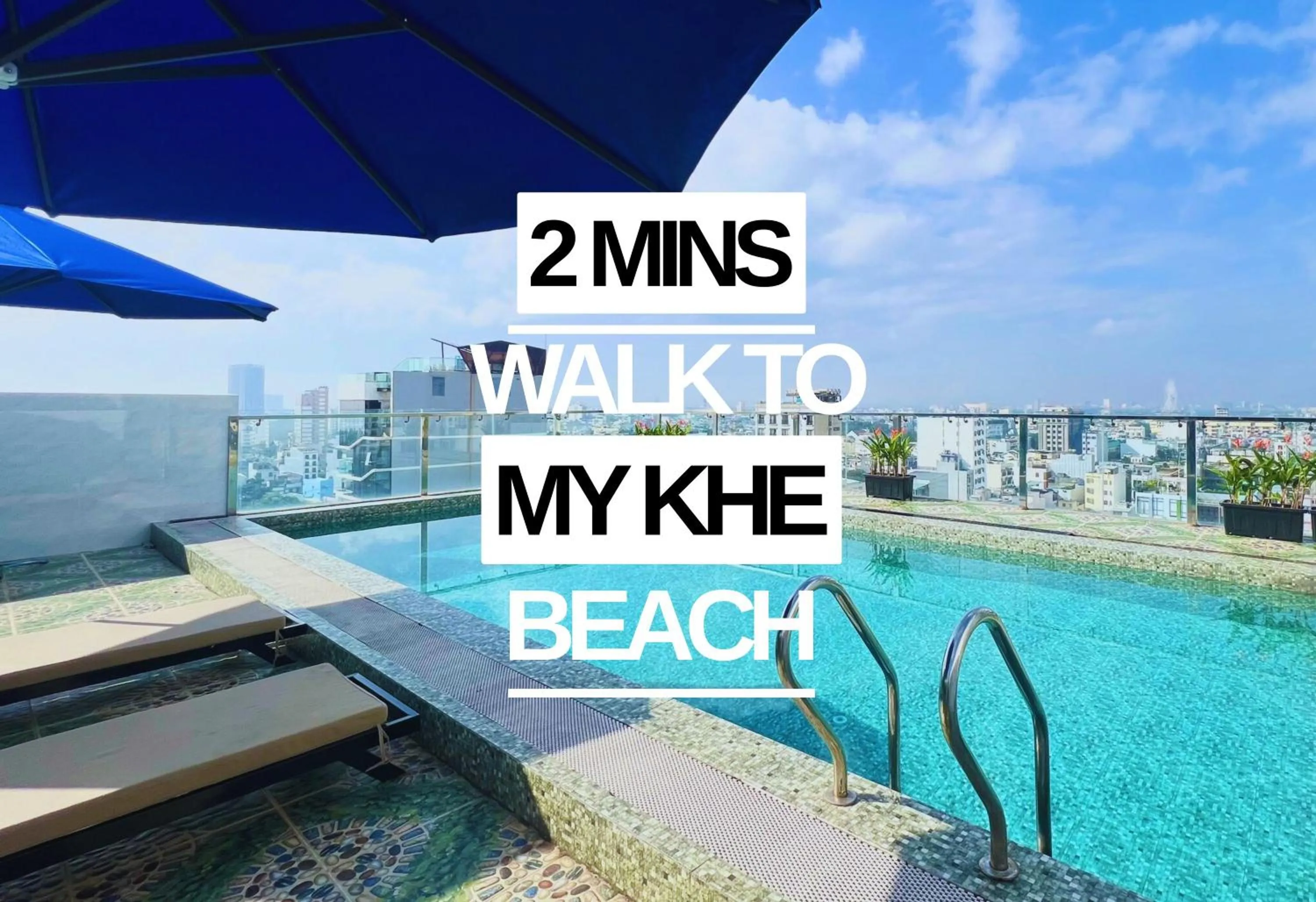 Swimming pool in Palazzo Luxury Hotel & Bistro - Central My Khe Beach Walking Street