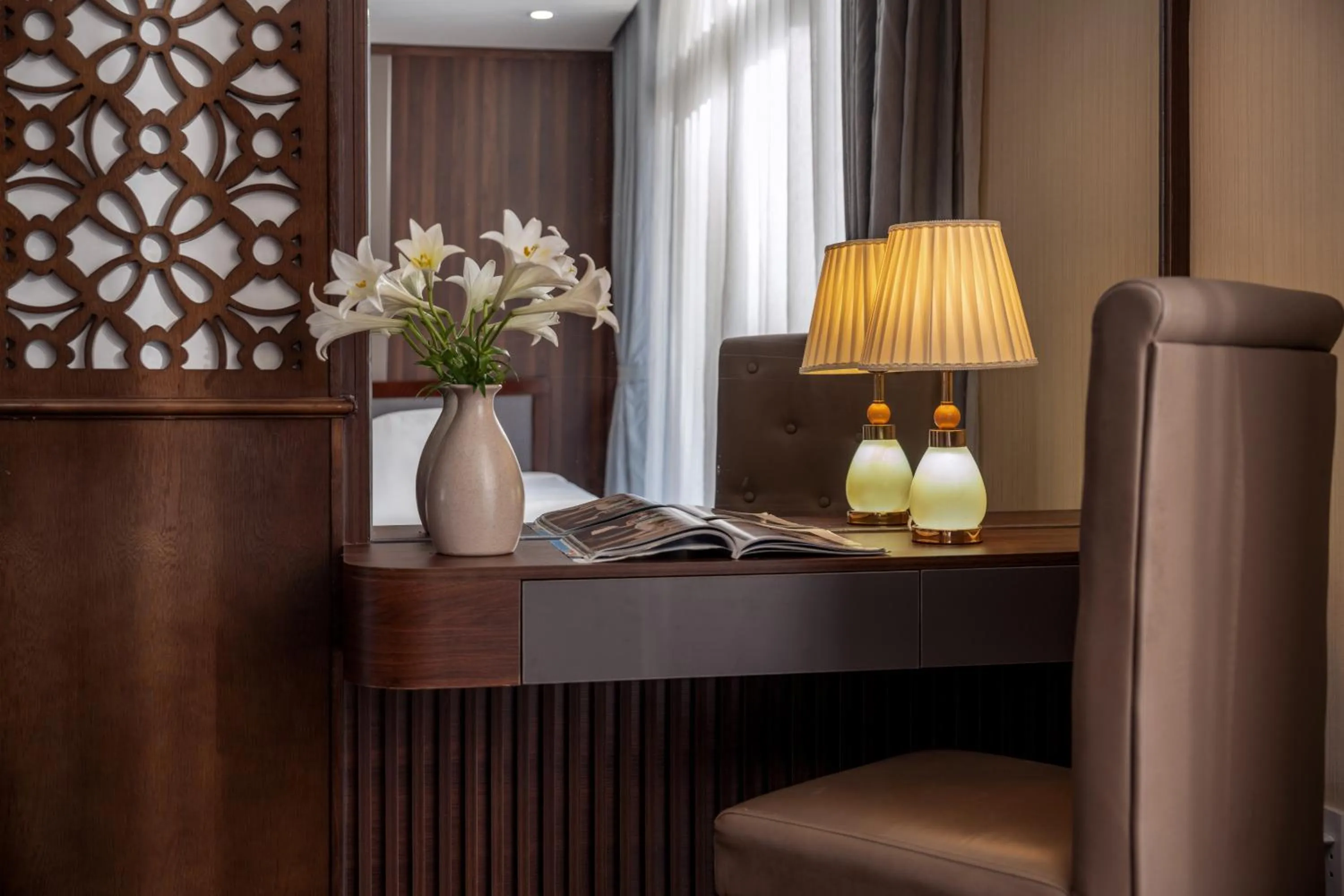 Bedroom in Palazzo Luxury Hotel & Bistro - Central My Khe Beach Walking Street