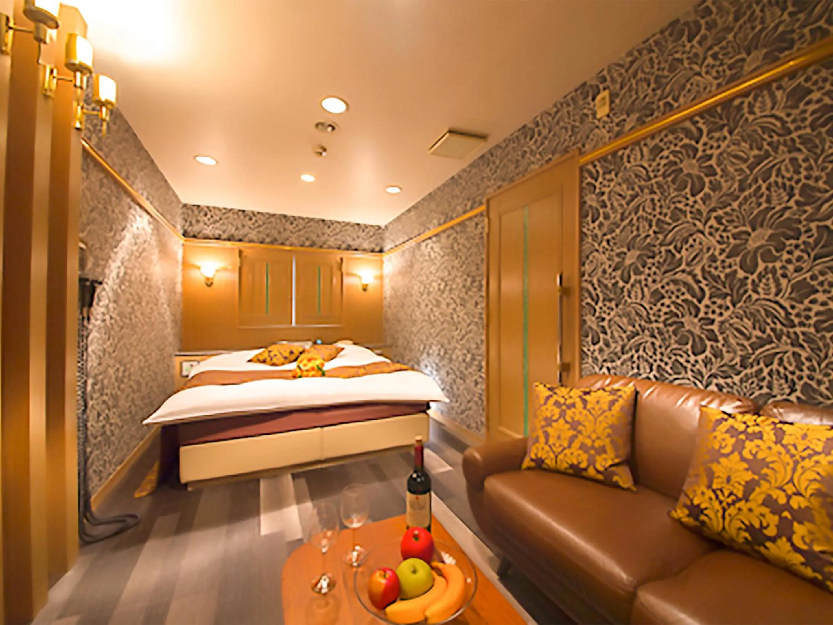 Photo of the whole room, Bed in Hotel GT Kansai International Airport - Adult Only Love Hotel -