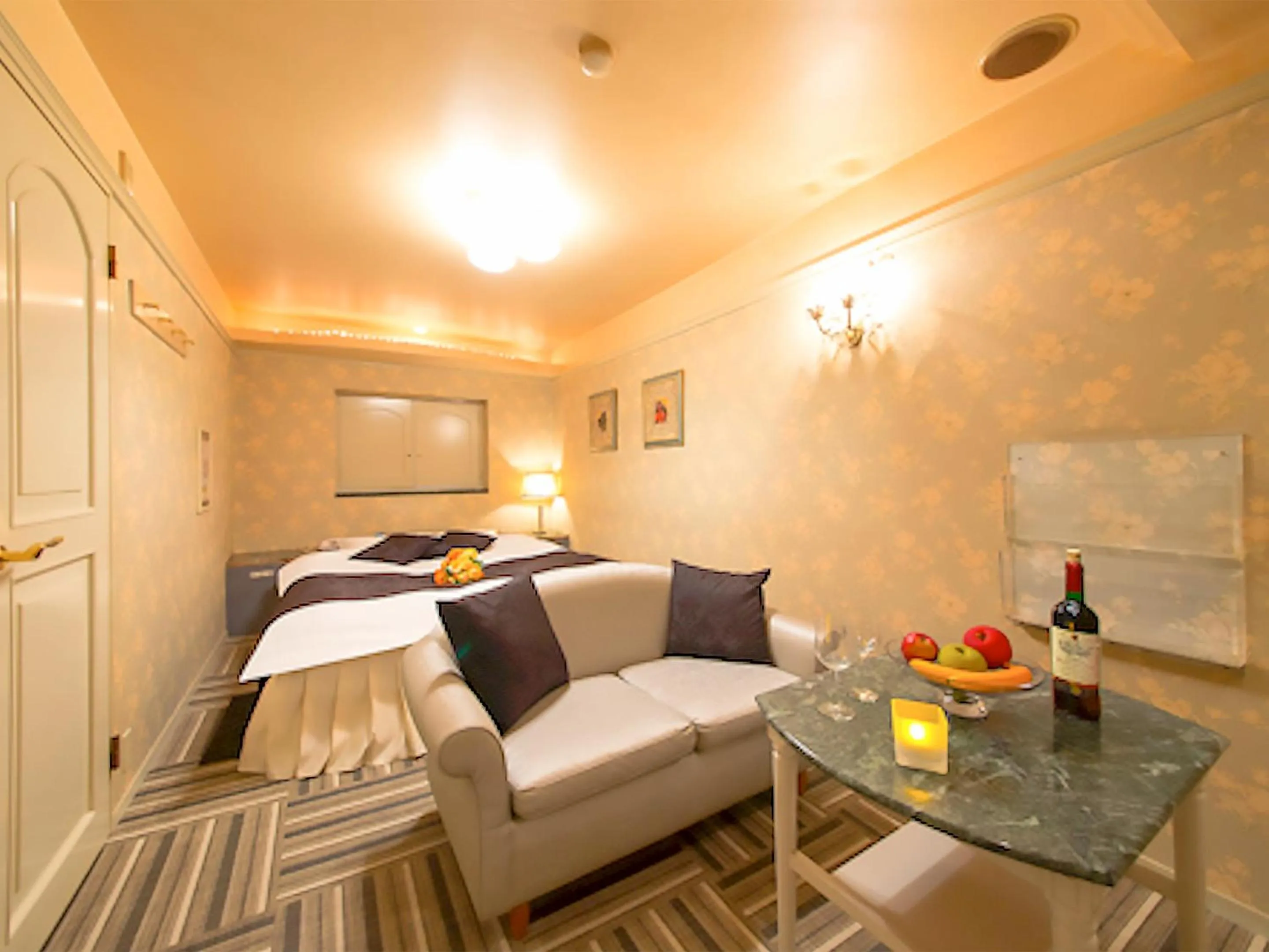 Photo of the whole room, Bed in Hotel GT Kansai International Airport - Adult Only Love Hotel -