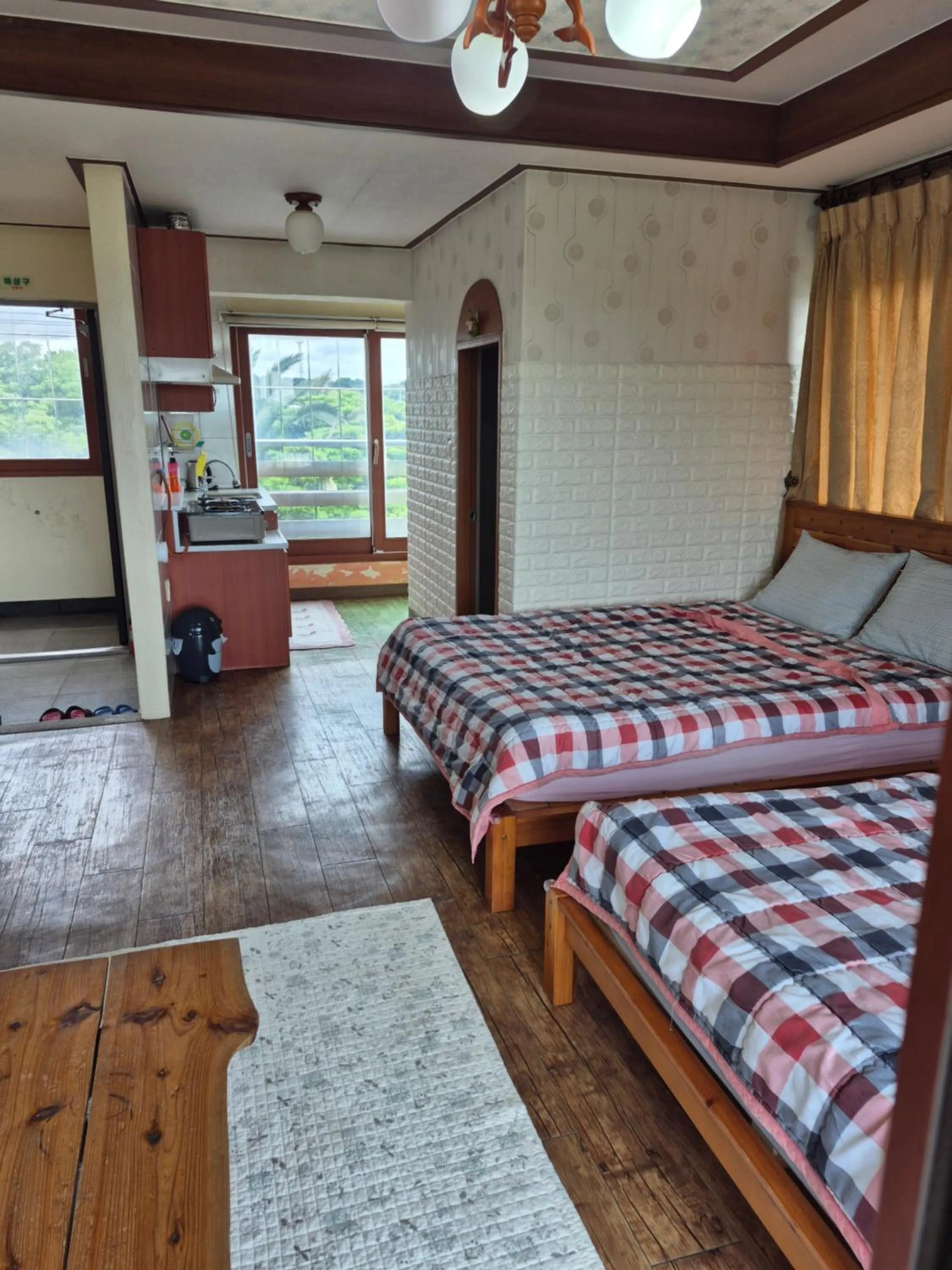 Photo of the whole room, Bed in Jun House