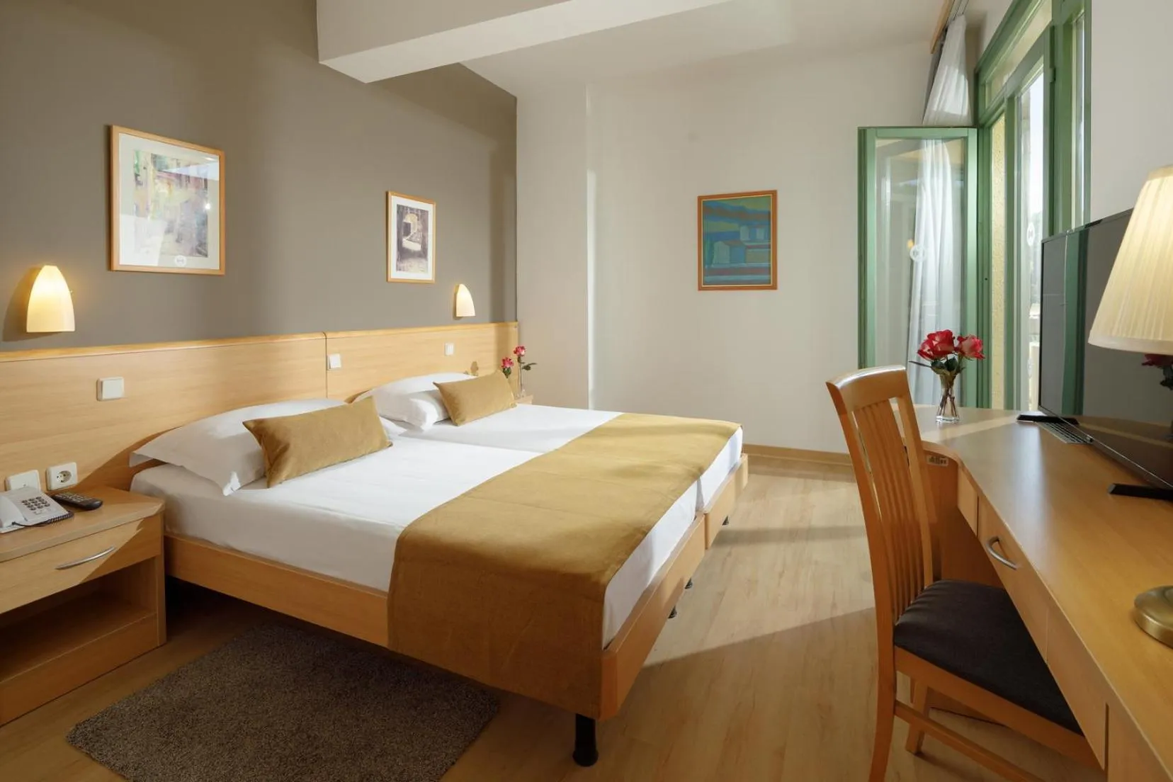 Bedroom, Bed in Hotel Aurora Plava Laguna