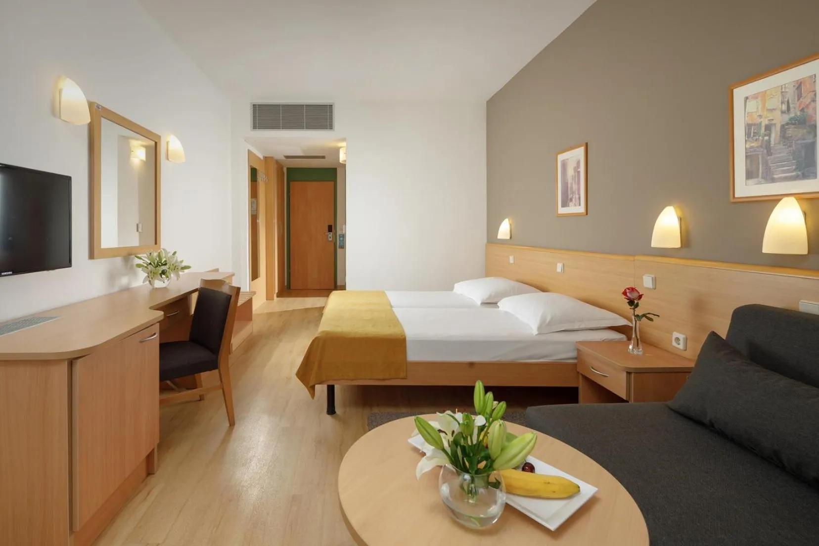 Bedroom, Bed in Hotel Aurora Plava Laguna