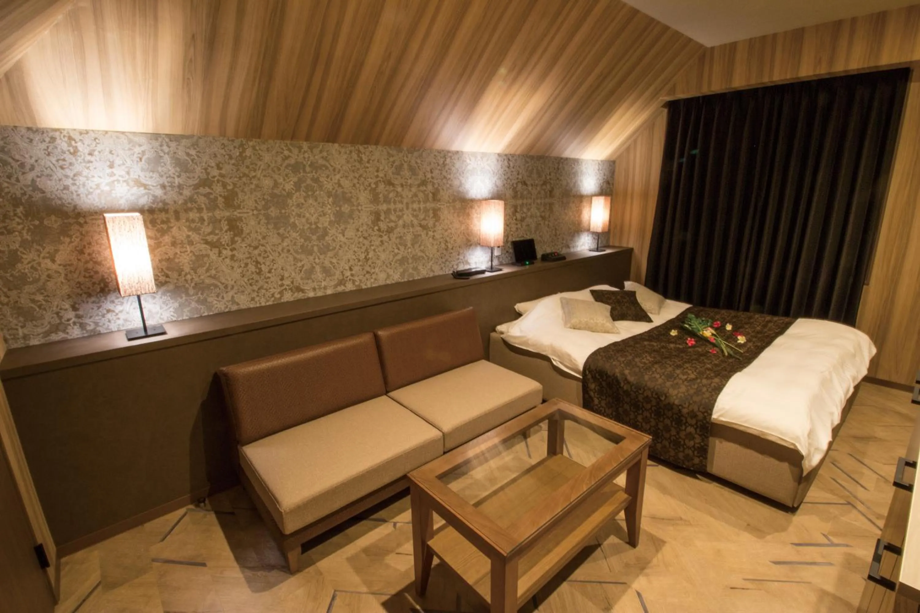 Bed in ホテル アンジュエトワール 堺 - Adult Only