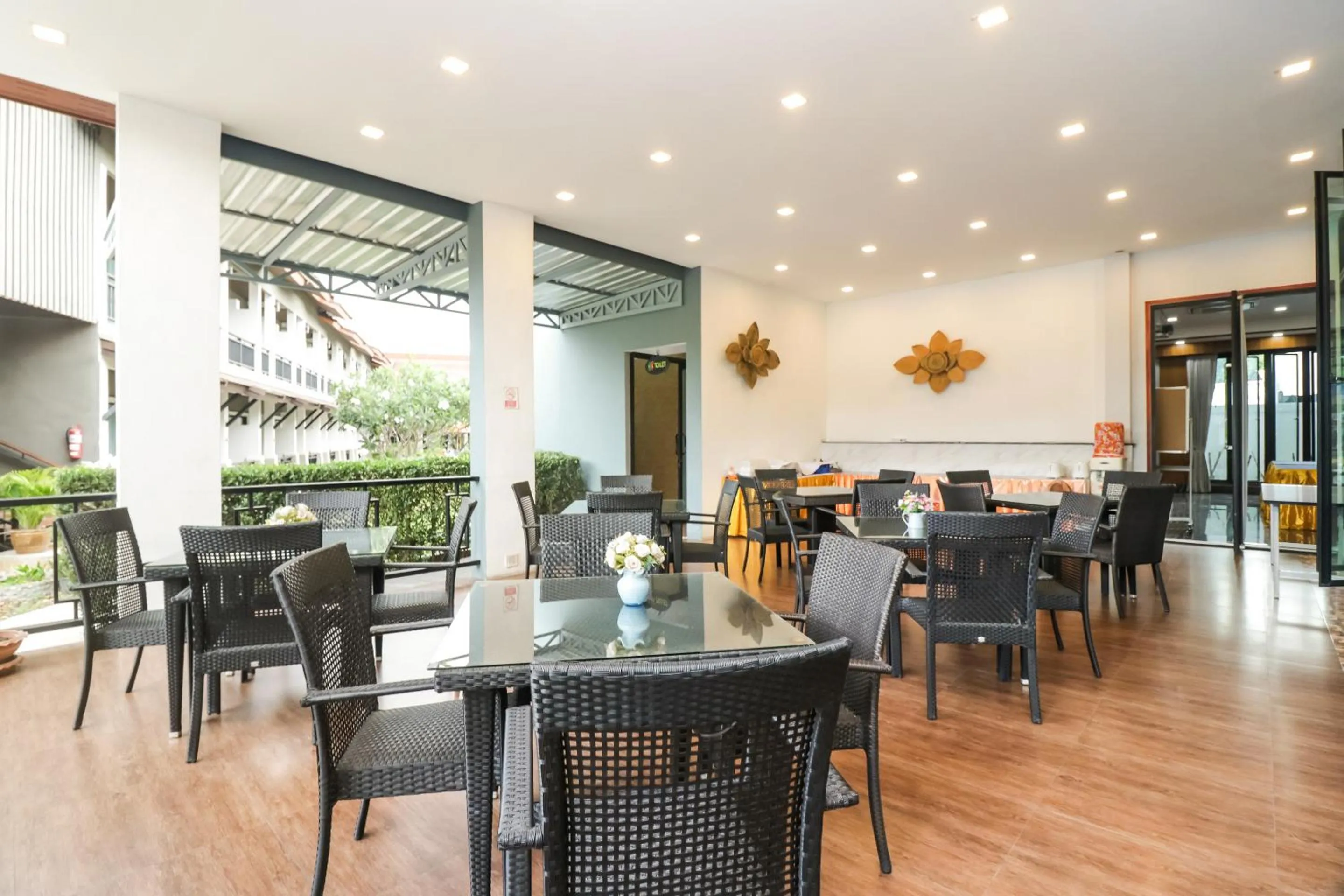 Asian breakfast in P' Private Resort Cha Am