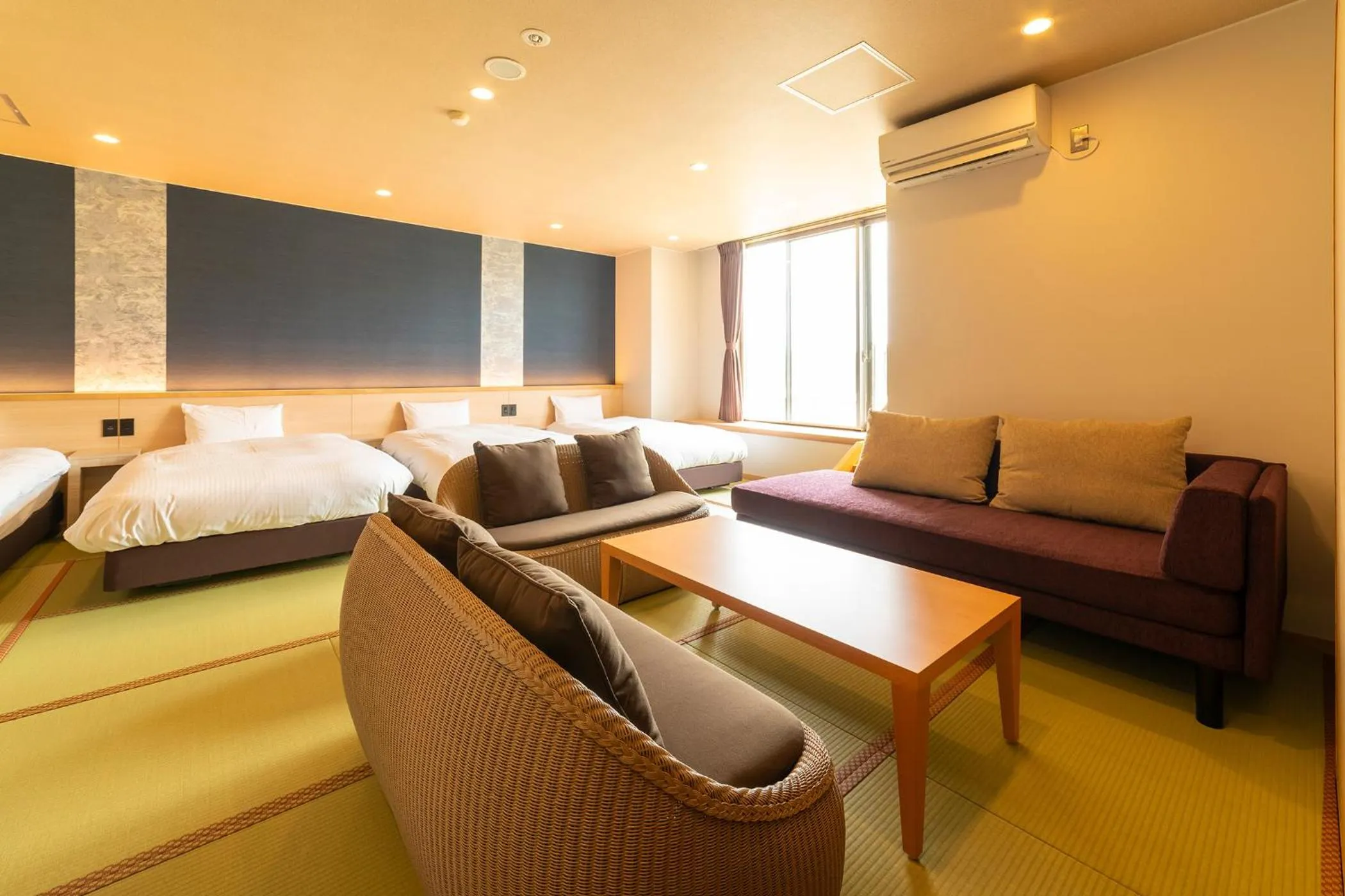 Photo of the whole room, Bed in Ooedo Onsen Monogatari Premium Kinosaki