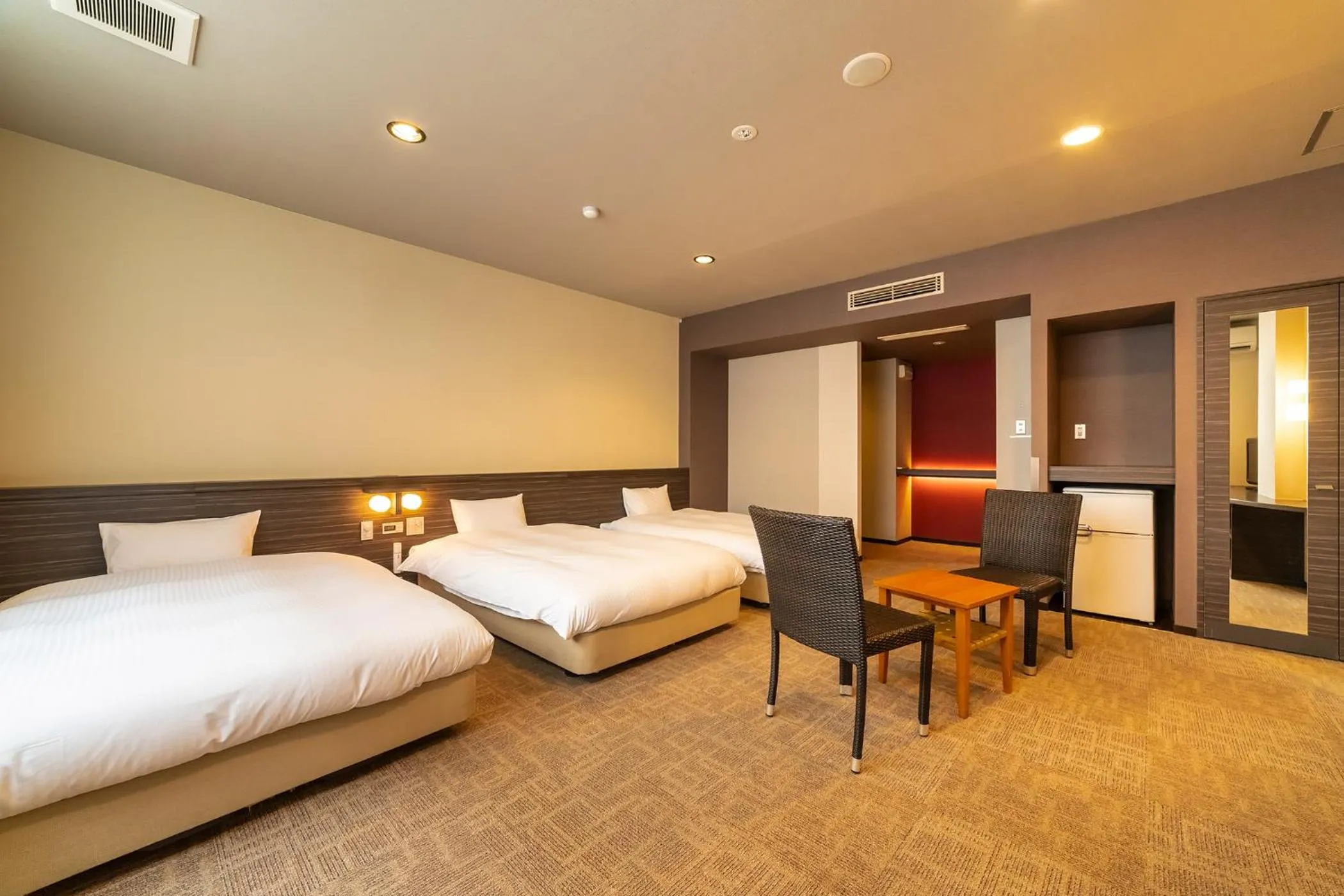 Photo of the whole room, Bed in Ooedo Onsen Monogatari Premium Kinosaki