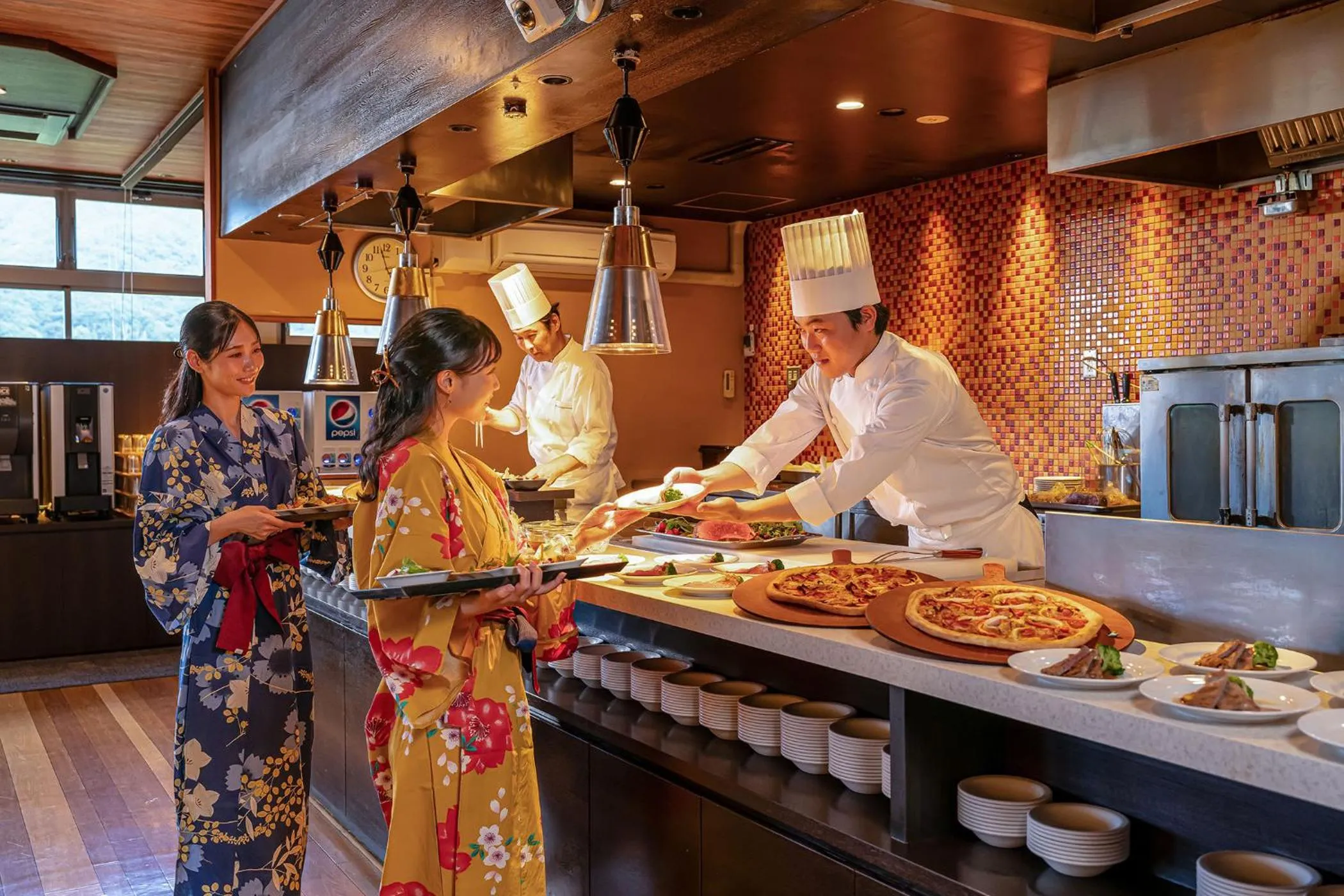 Restaurant/places to eat in Ooedo Onsen Monogatari Premium Kinosaki