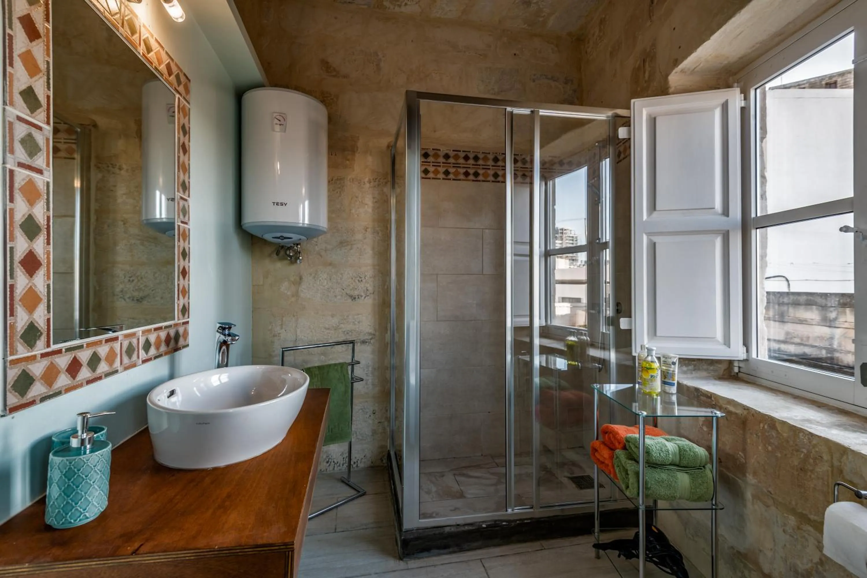 Shower in The Stonehouse