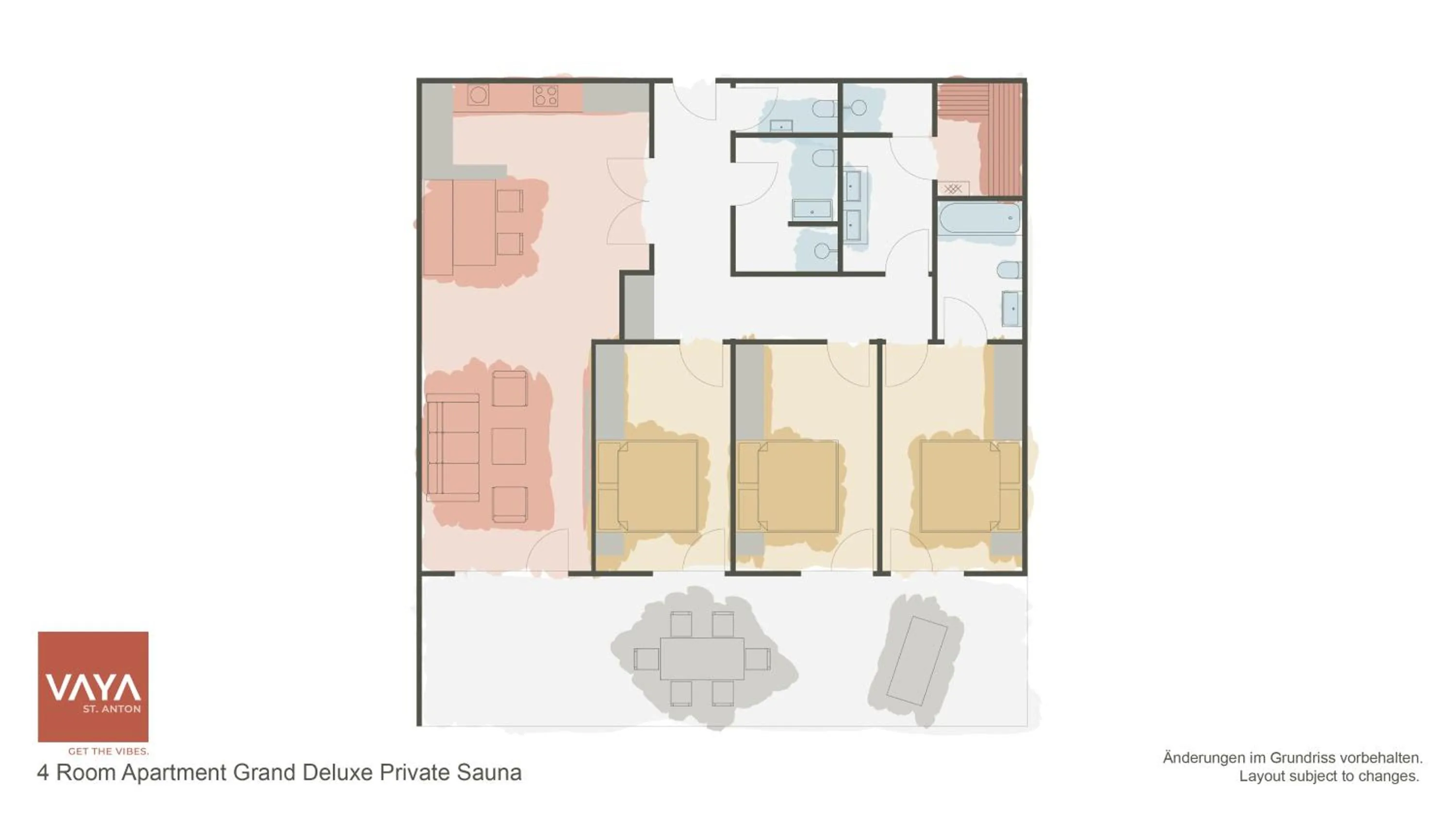 Floor plan in VAYA St Anton