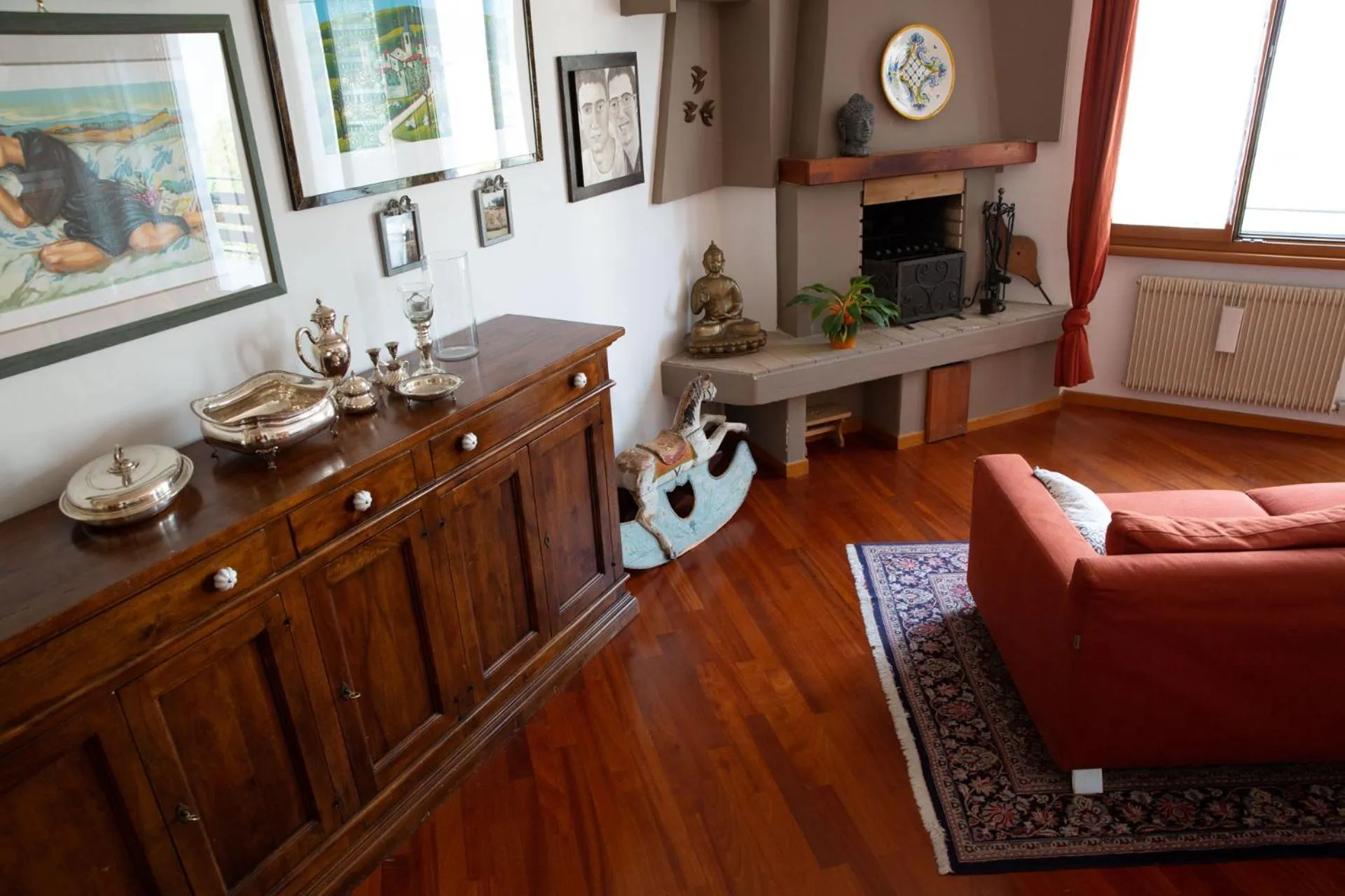 Living room in BnB Trento