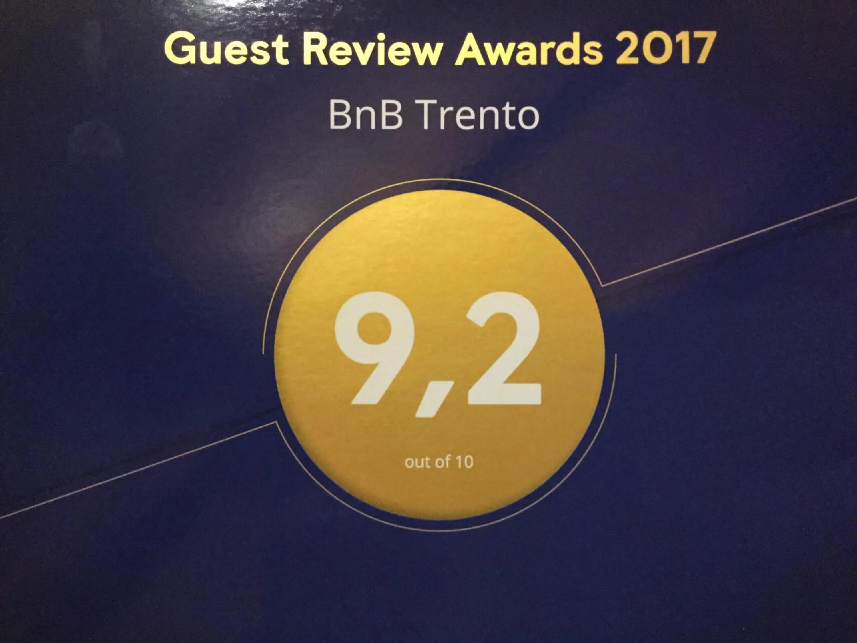 Certificate/Award in BnB Trento