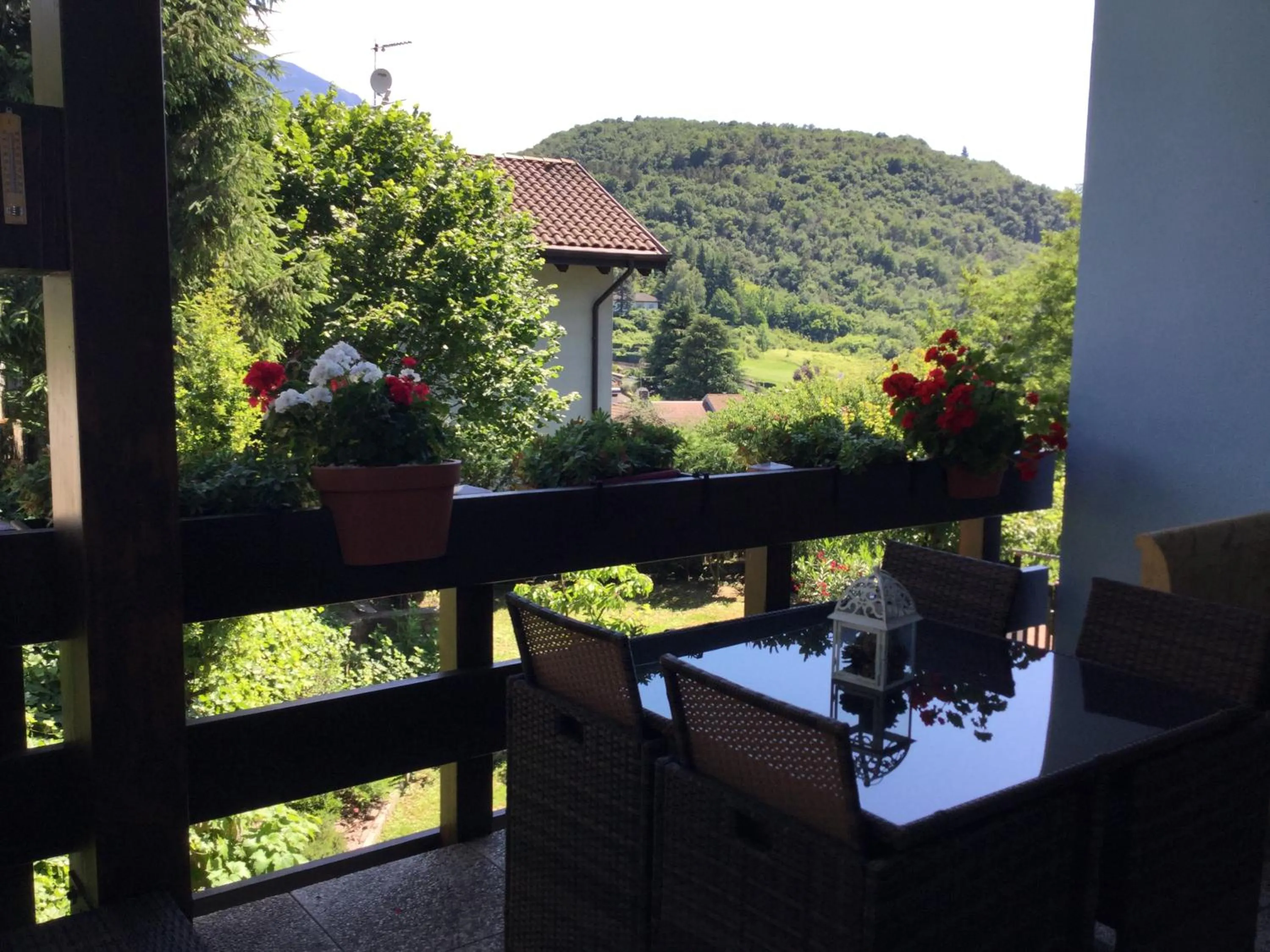 Balcony/Terrace in BnB Trento