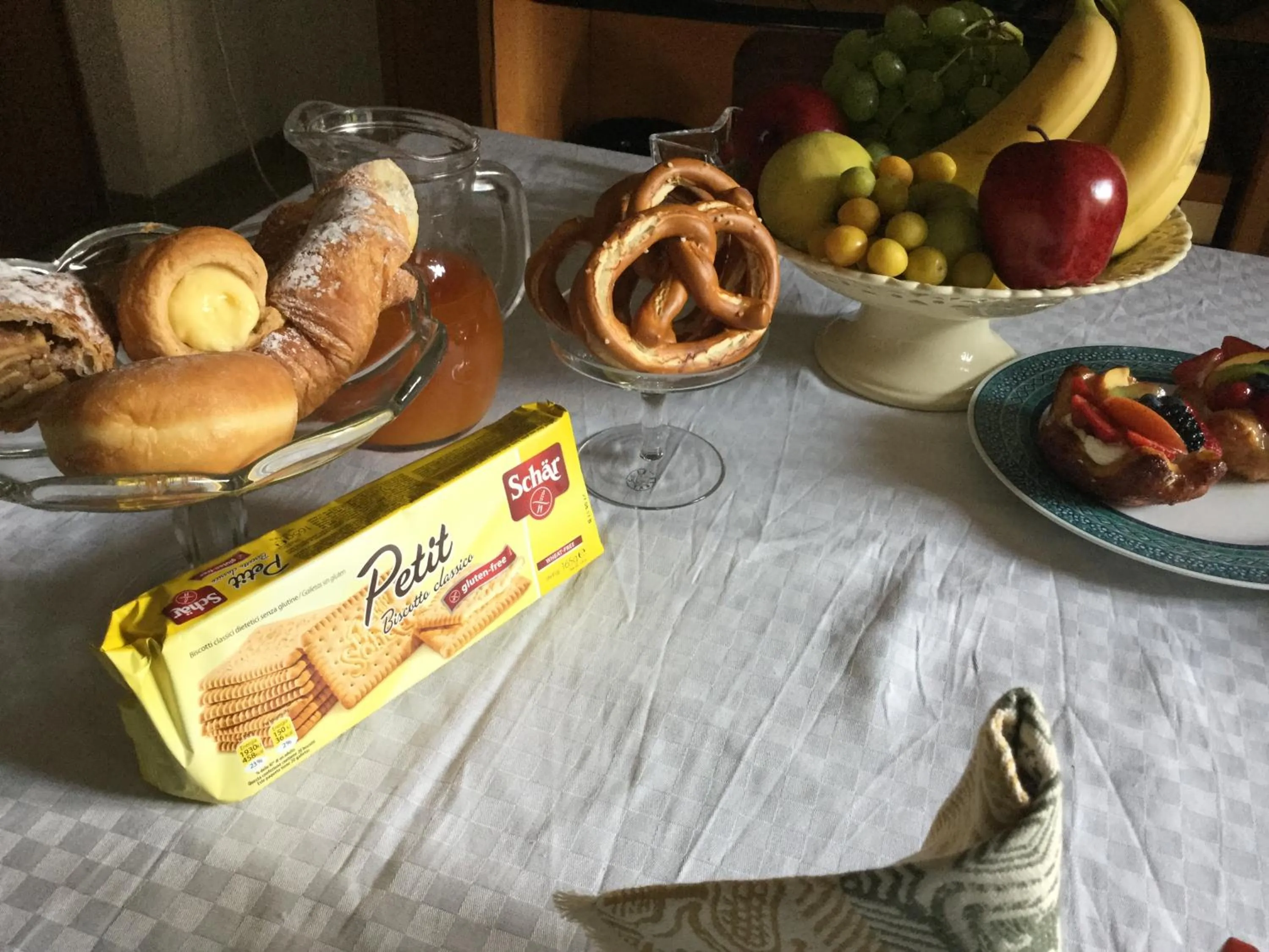 Italian breakfast in BnB Trento