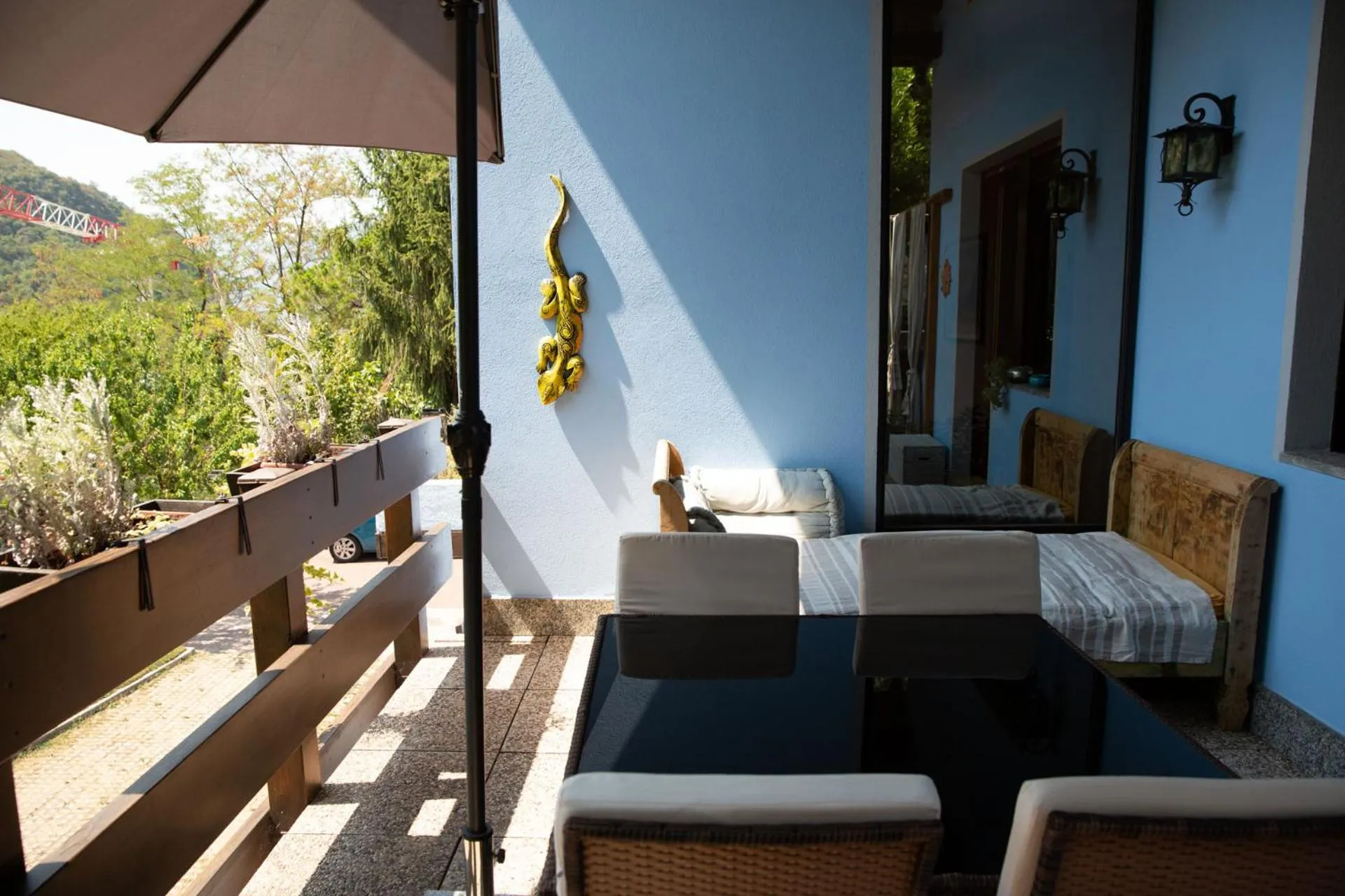 Balcony/Terrace in BnB Trento