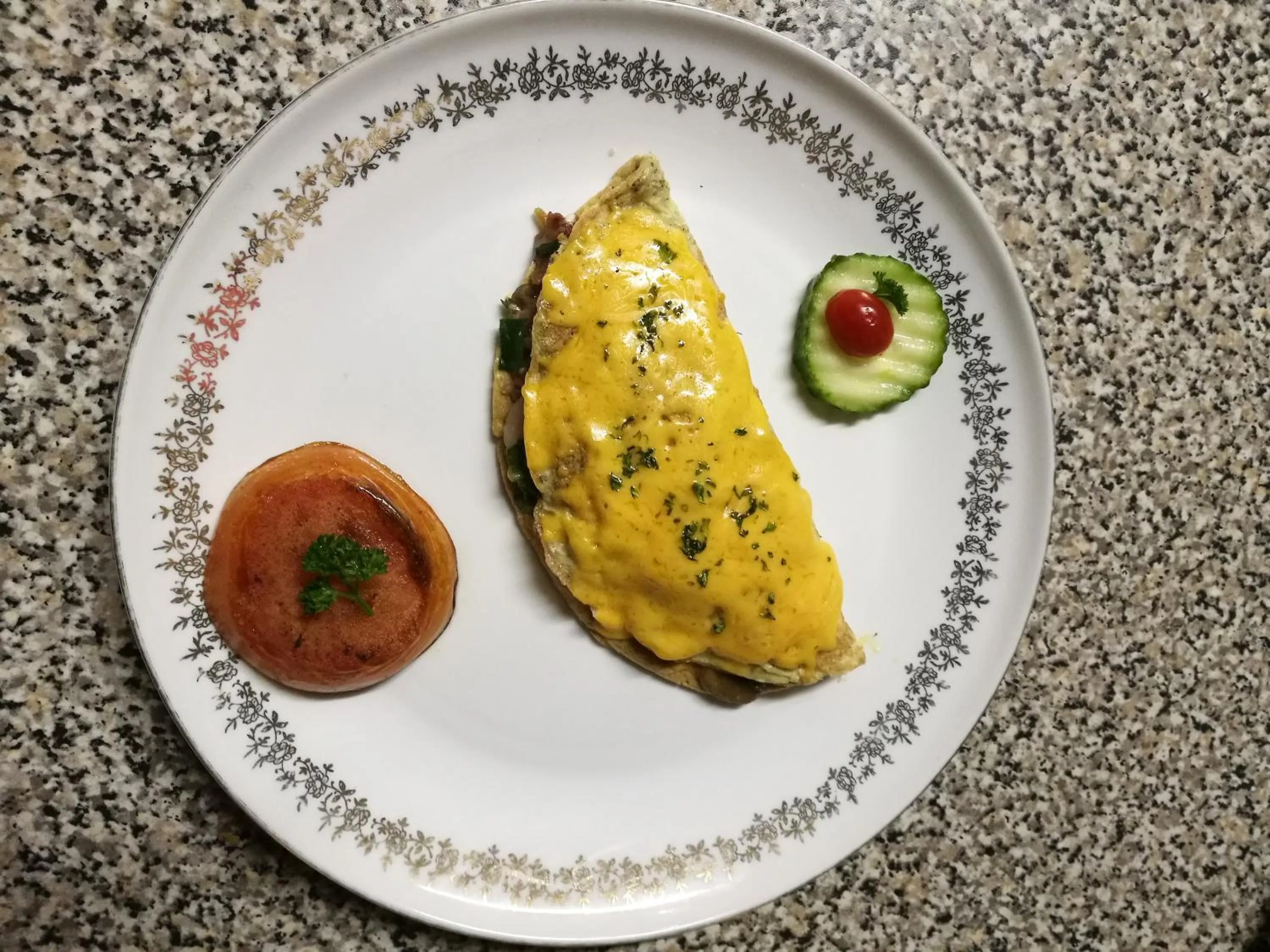 English/Irish breakfast in Belle Vue Guesthouse