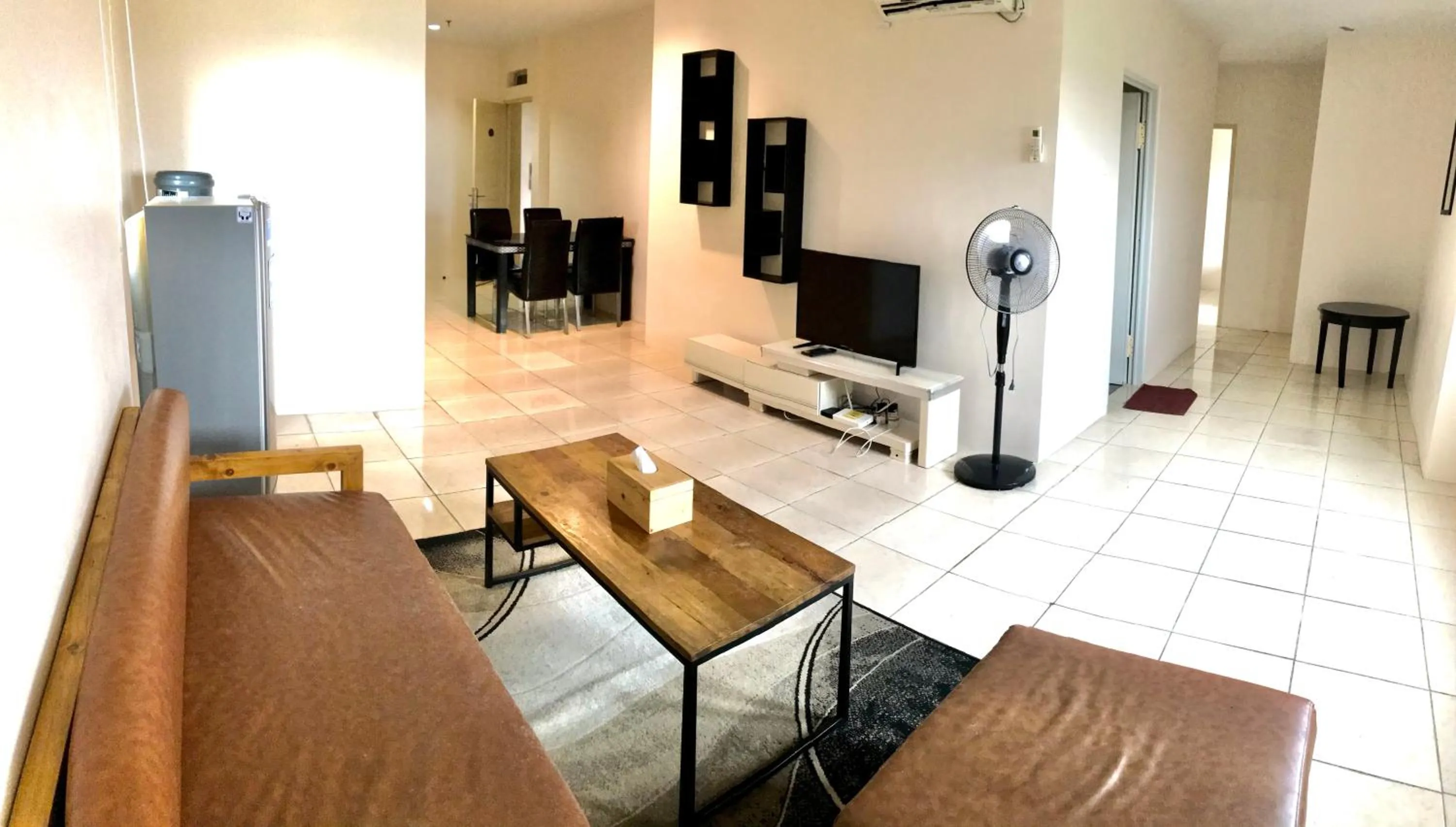 Living room in Queen Victoria Apartment Batam