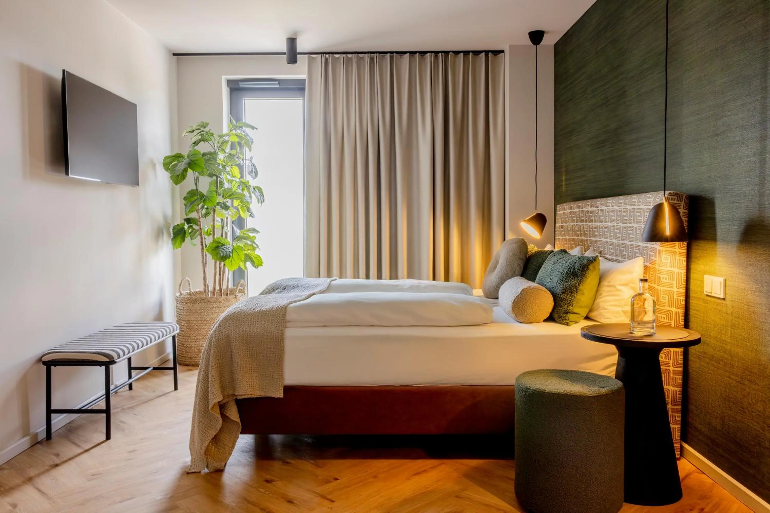 Bed in Gasthaus Stappen