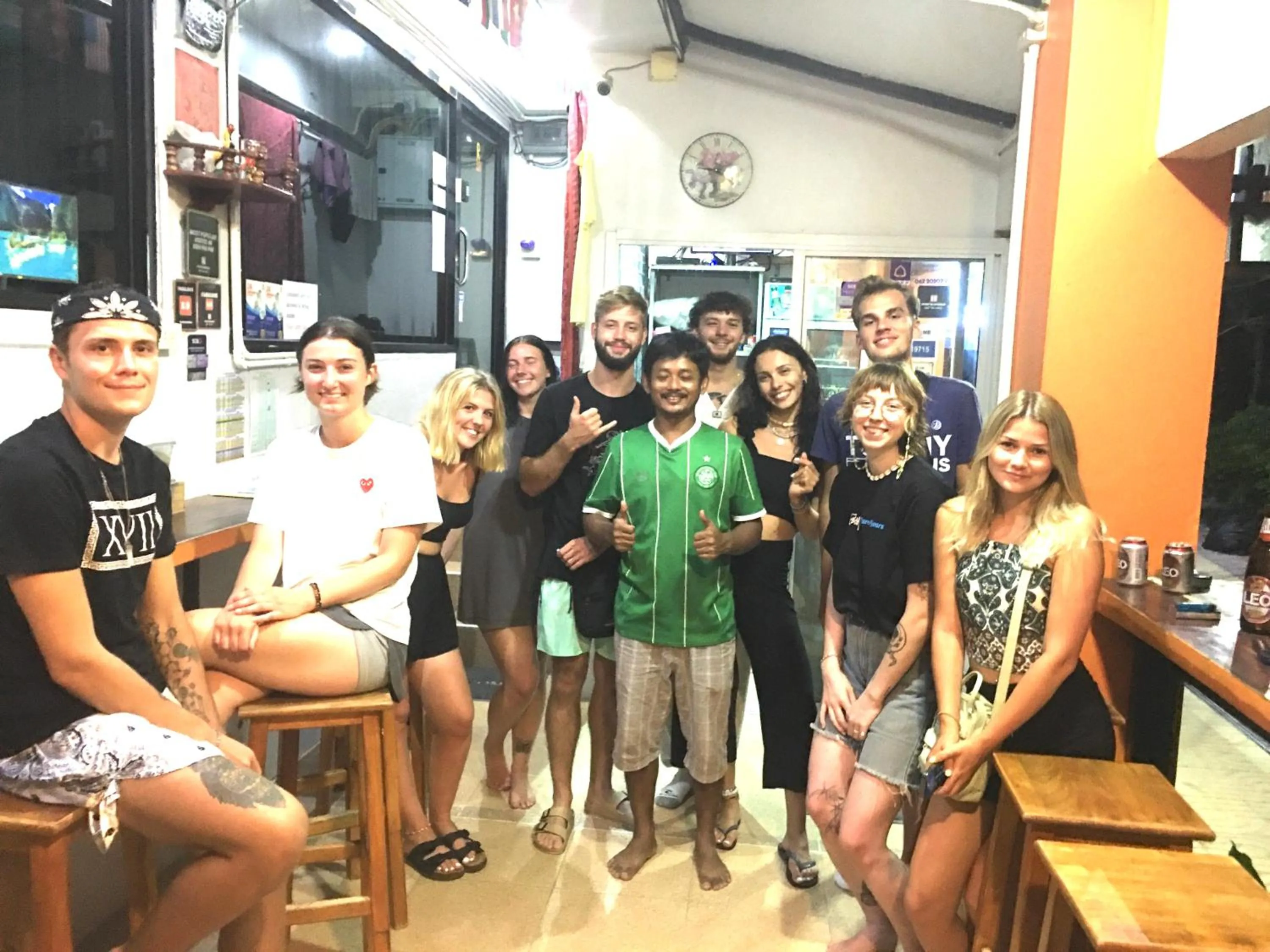 Restaurant/places to eat in Voyagers Hostel