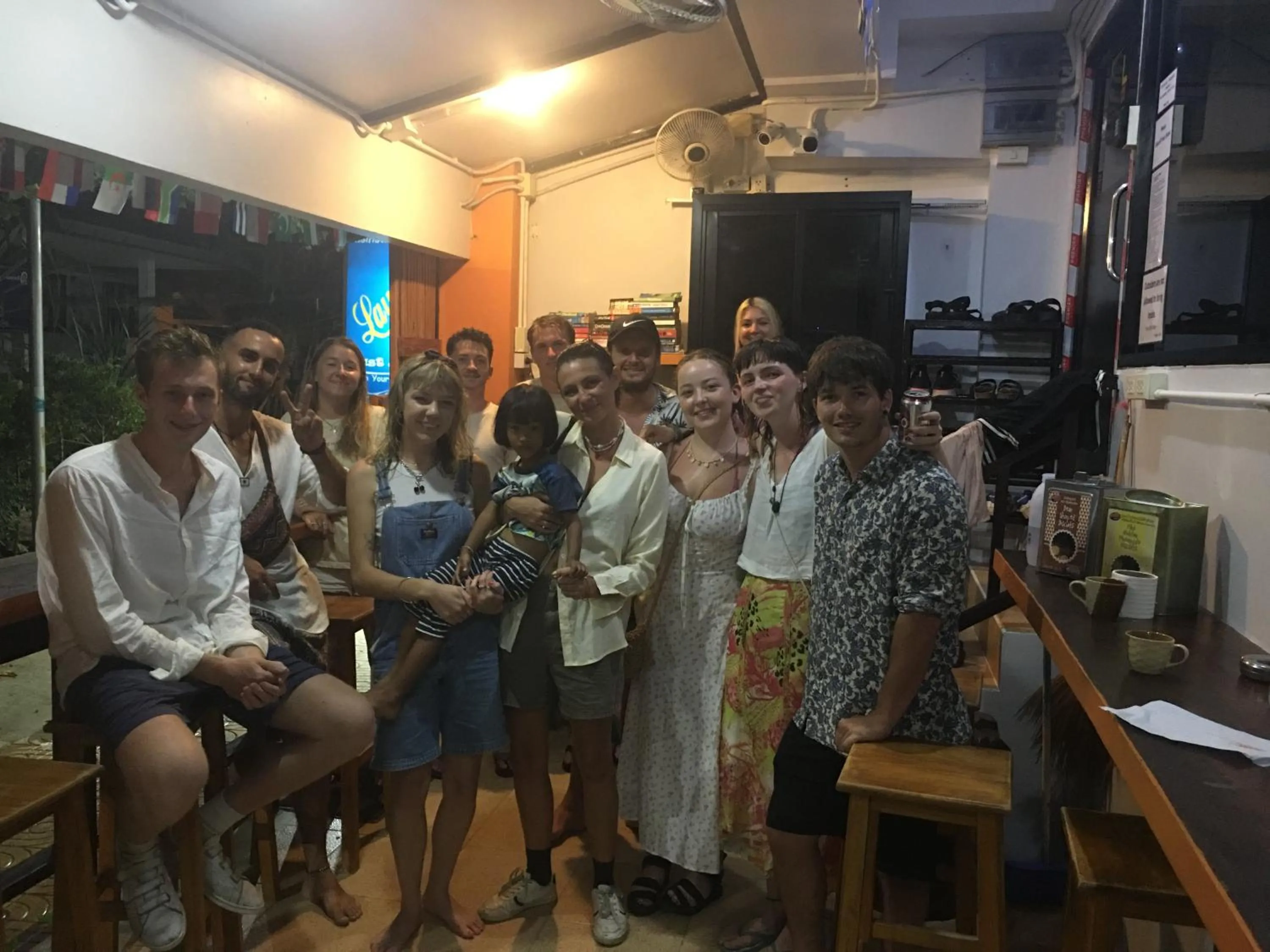 People in Voyagers Hostel